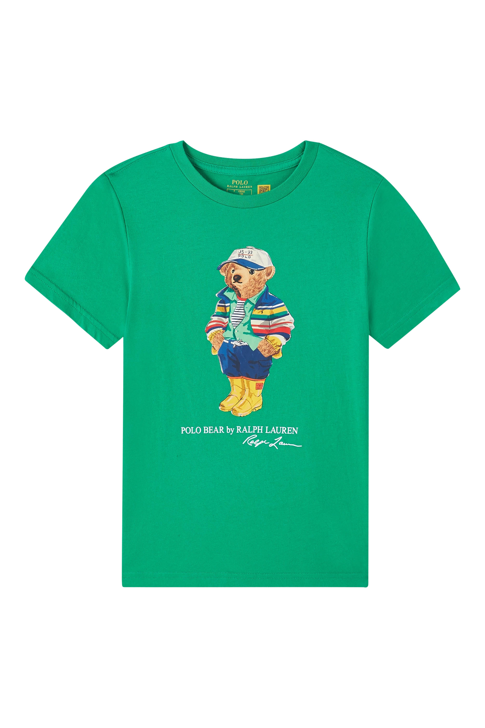 Kids  Polo Bear Cotton Jersey T-Shirt