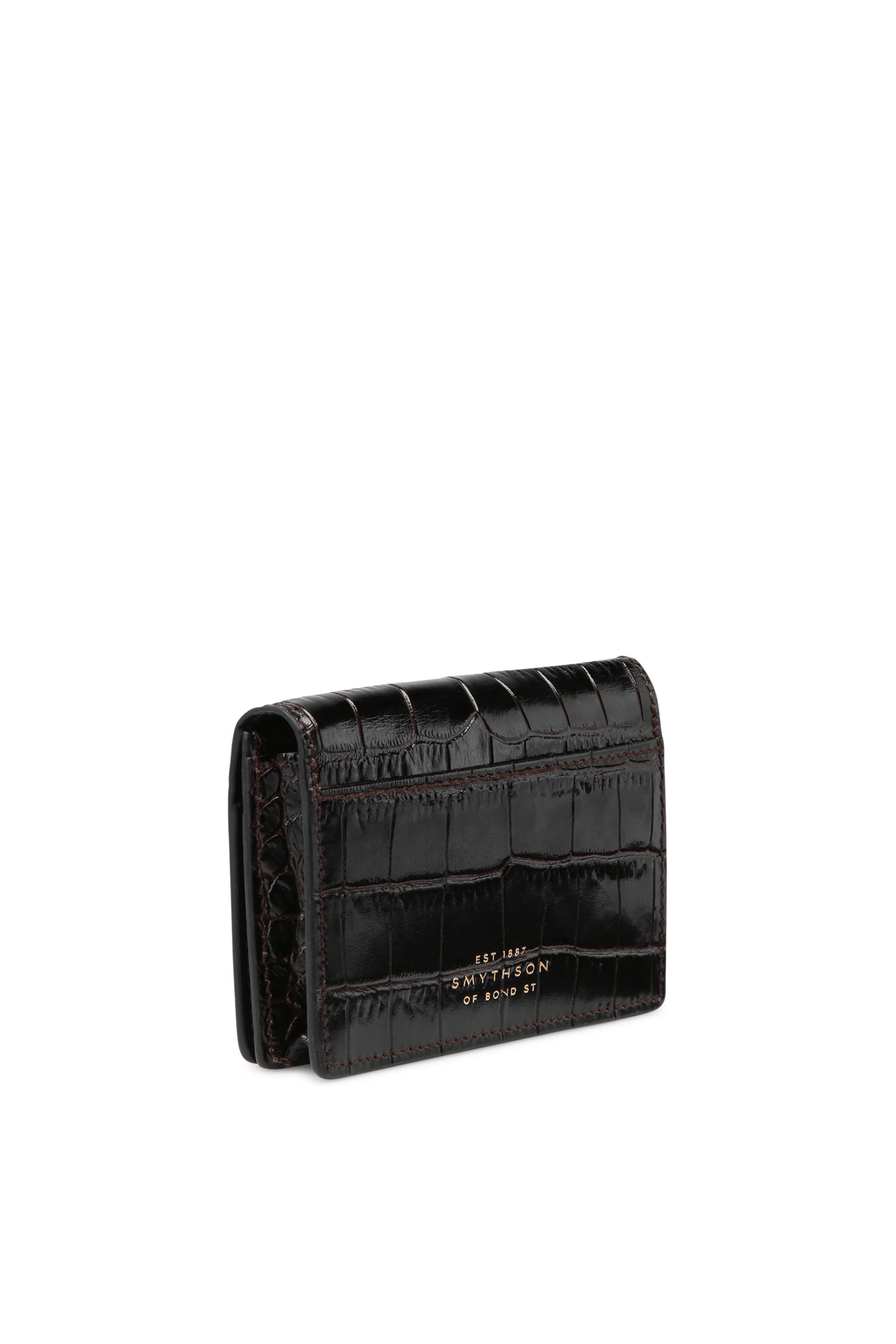 Folded Card Case with Snap Closure