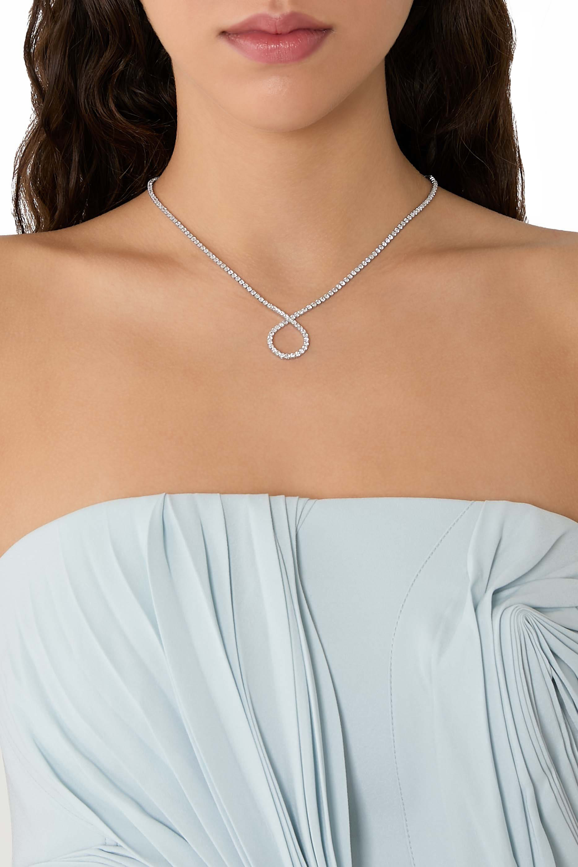 Twisted Tennis Necklace