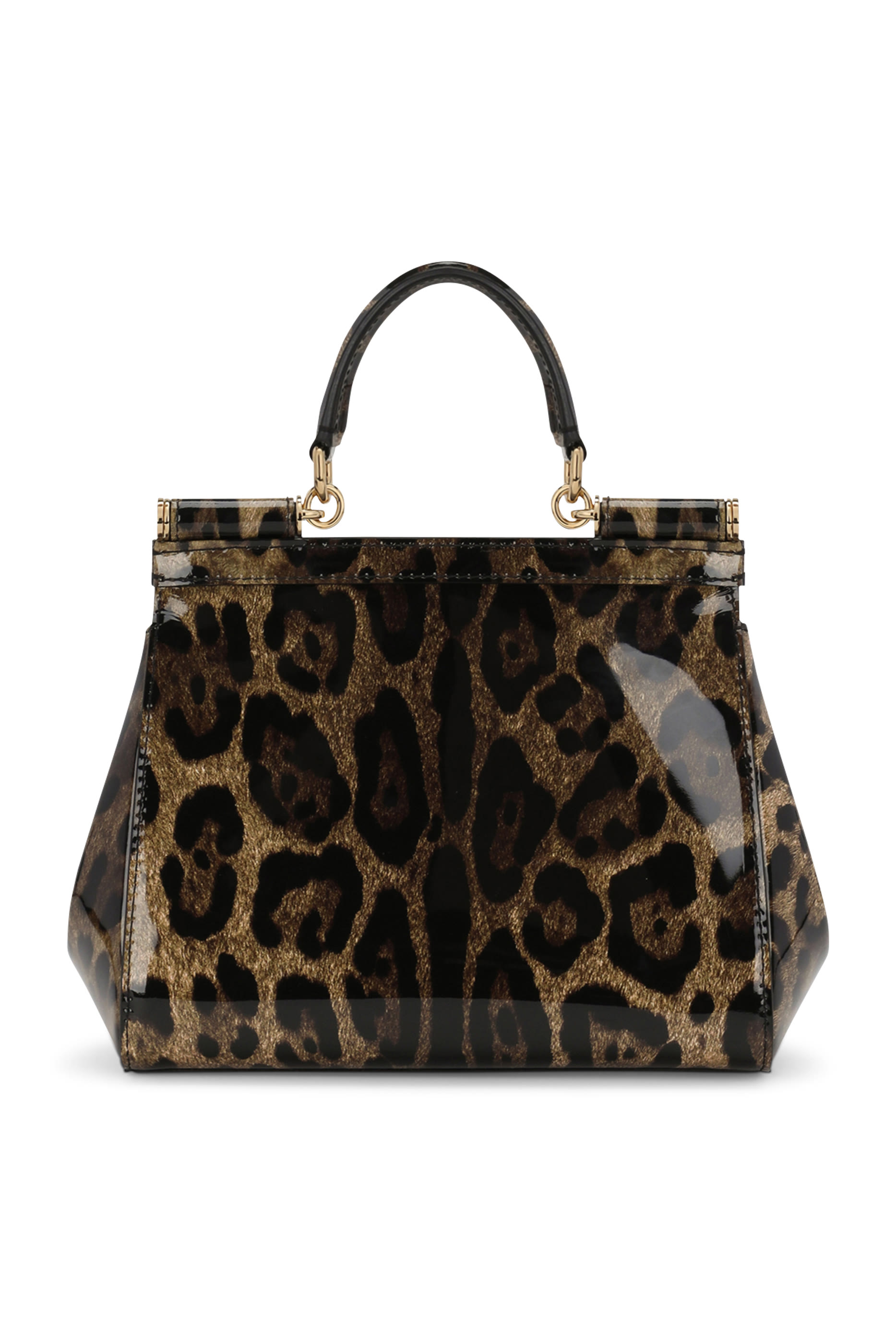 Medium Sicily Leopard Print Handbag