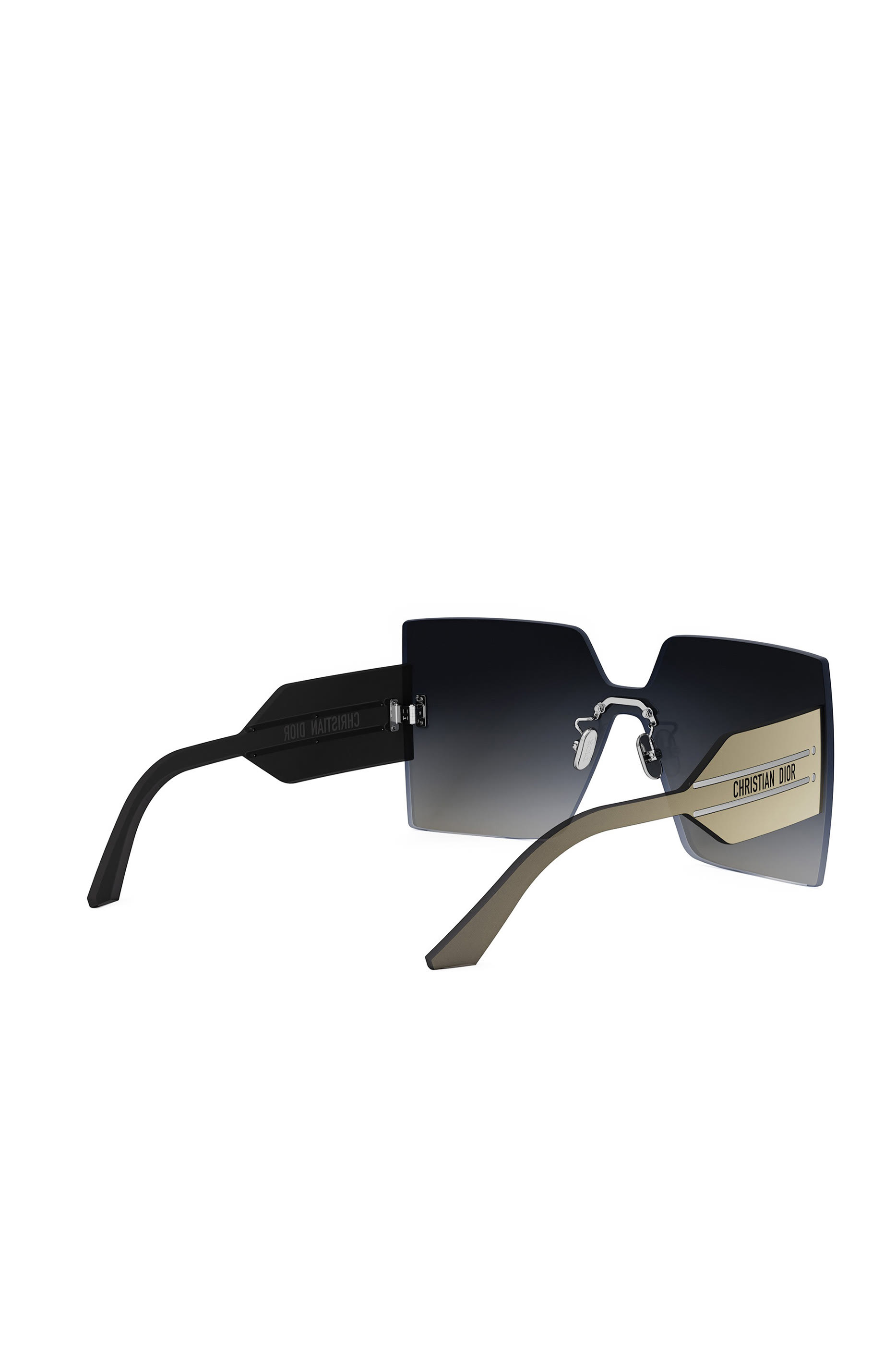 DiorClub M5U Gold Geometric Sunglasses