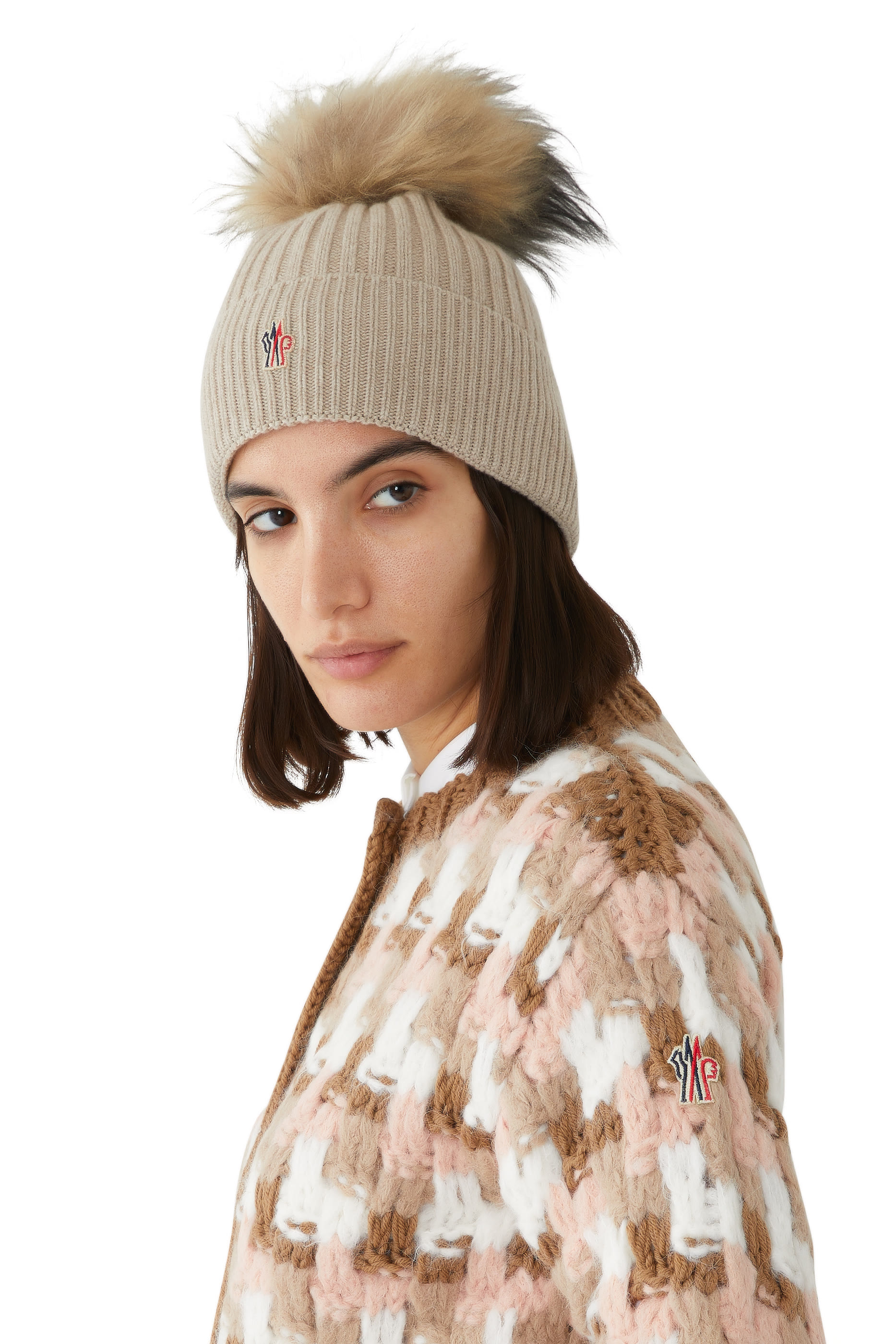 Cashmere Beanie with Pom Pom