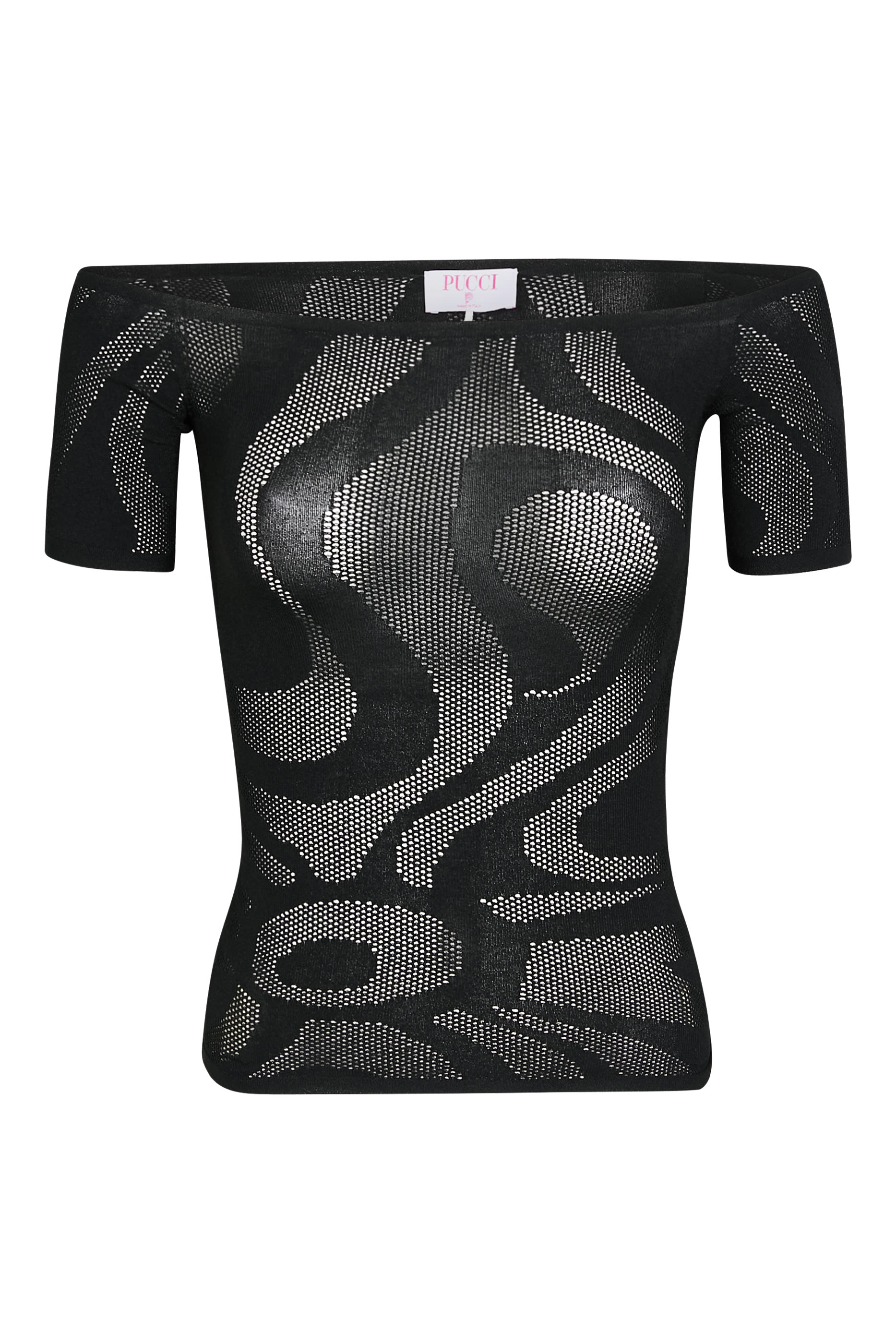 Seamless Marmo Net Top