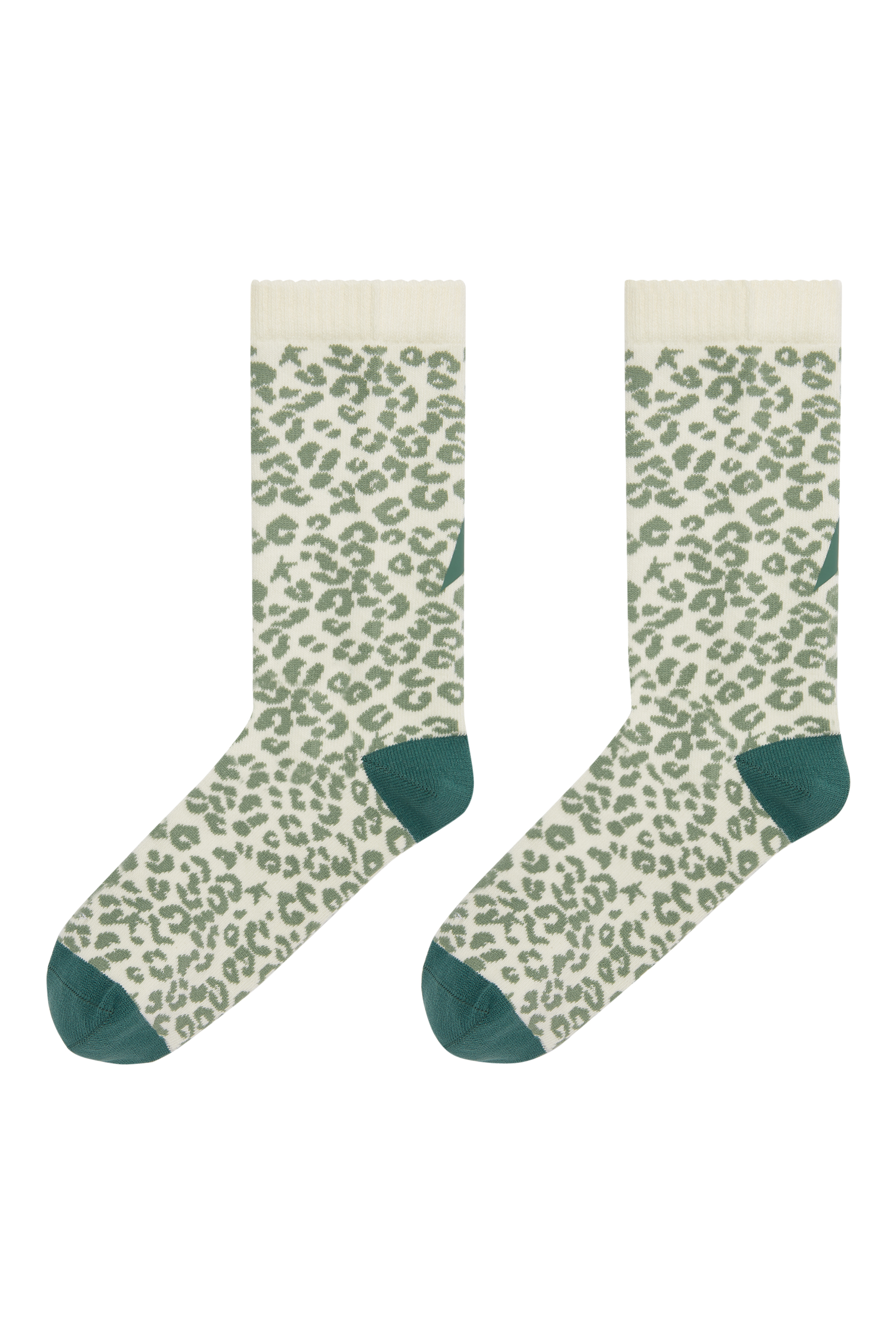 Animal Print Star Socks