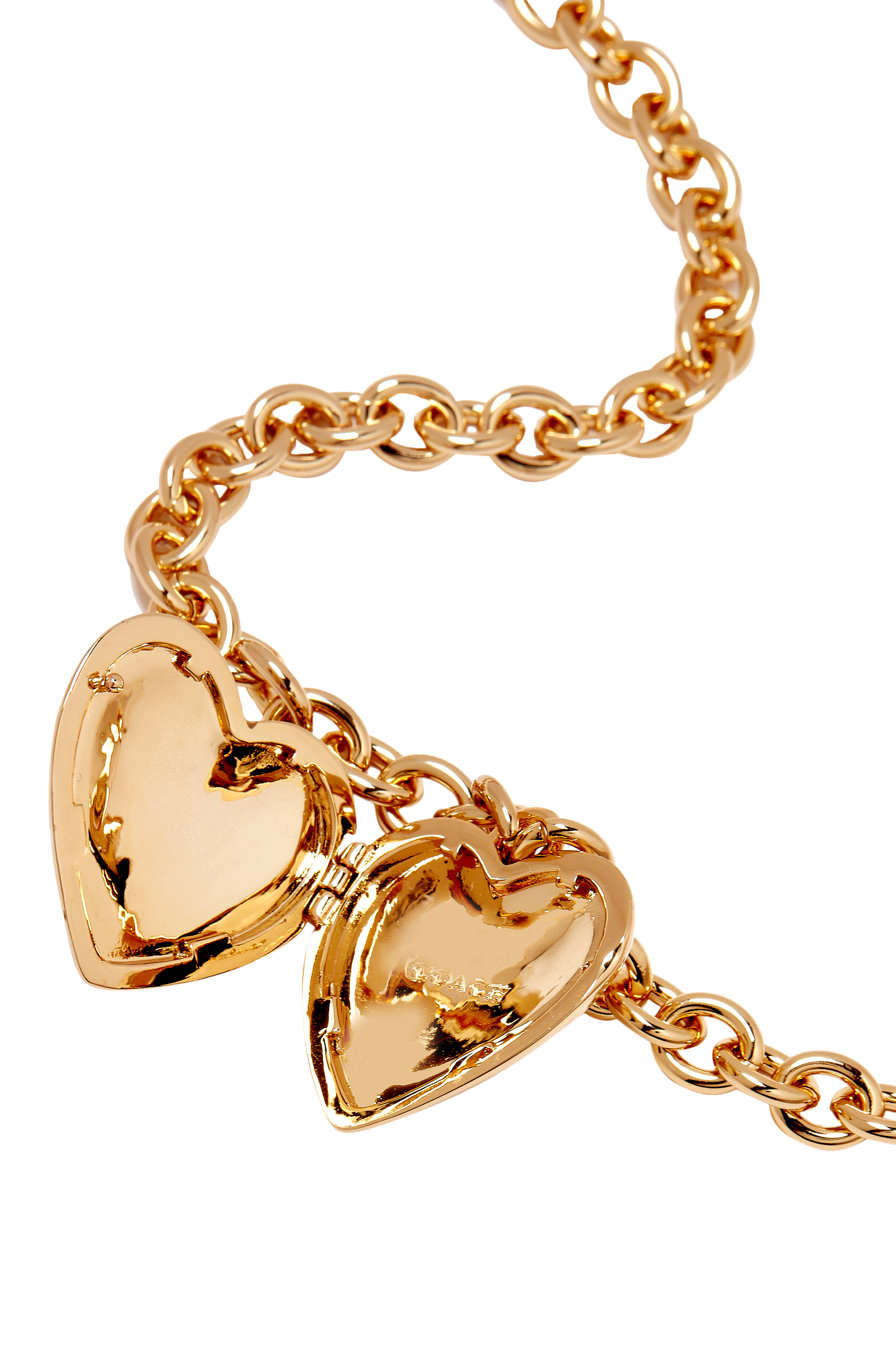 Signature Quilted Heart Locket Necklace