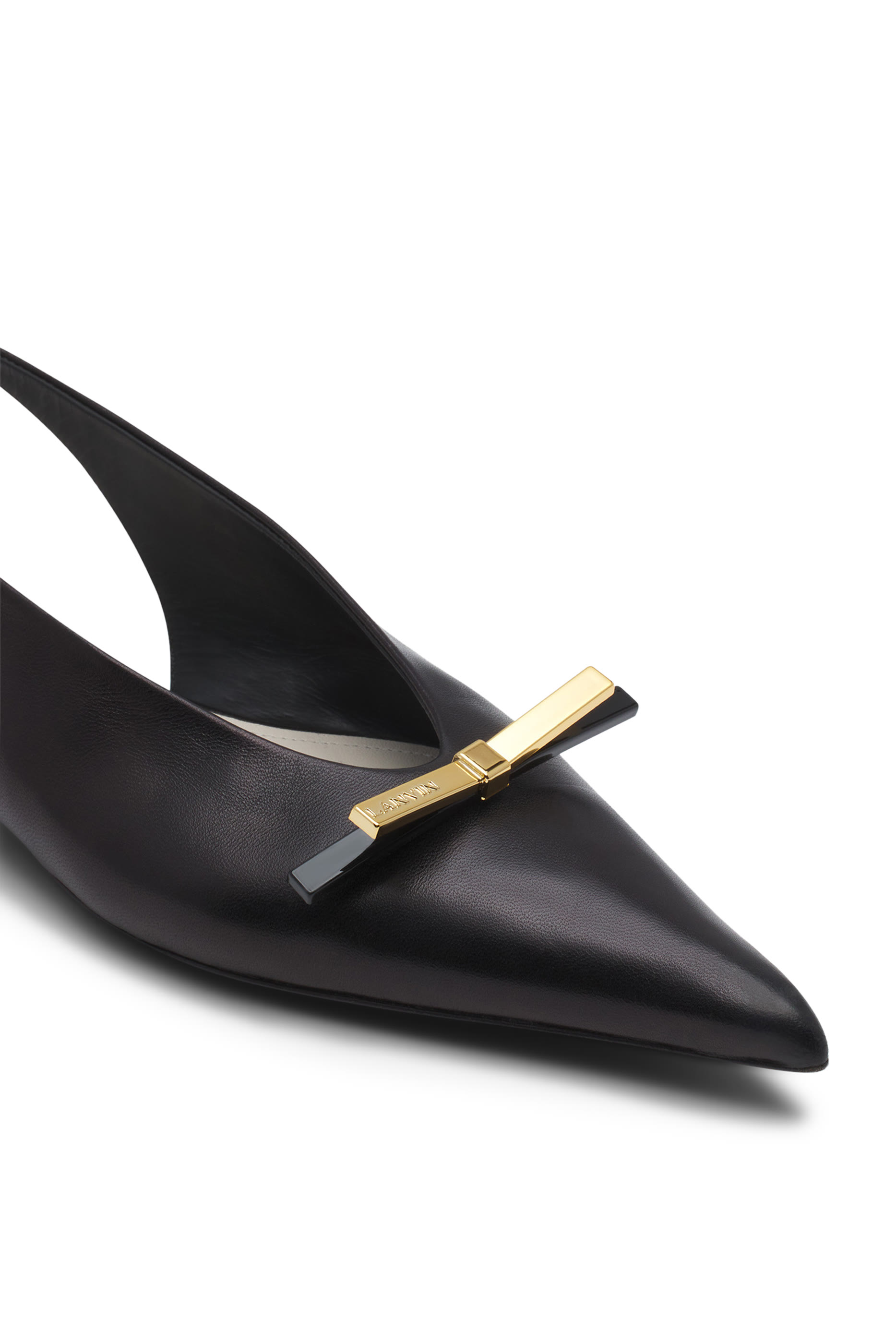 Lanvin Bow Slingback Mules