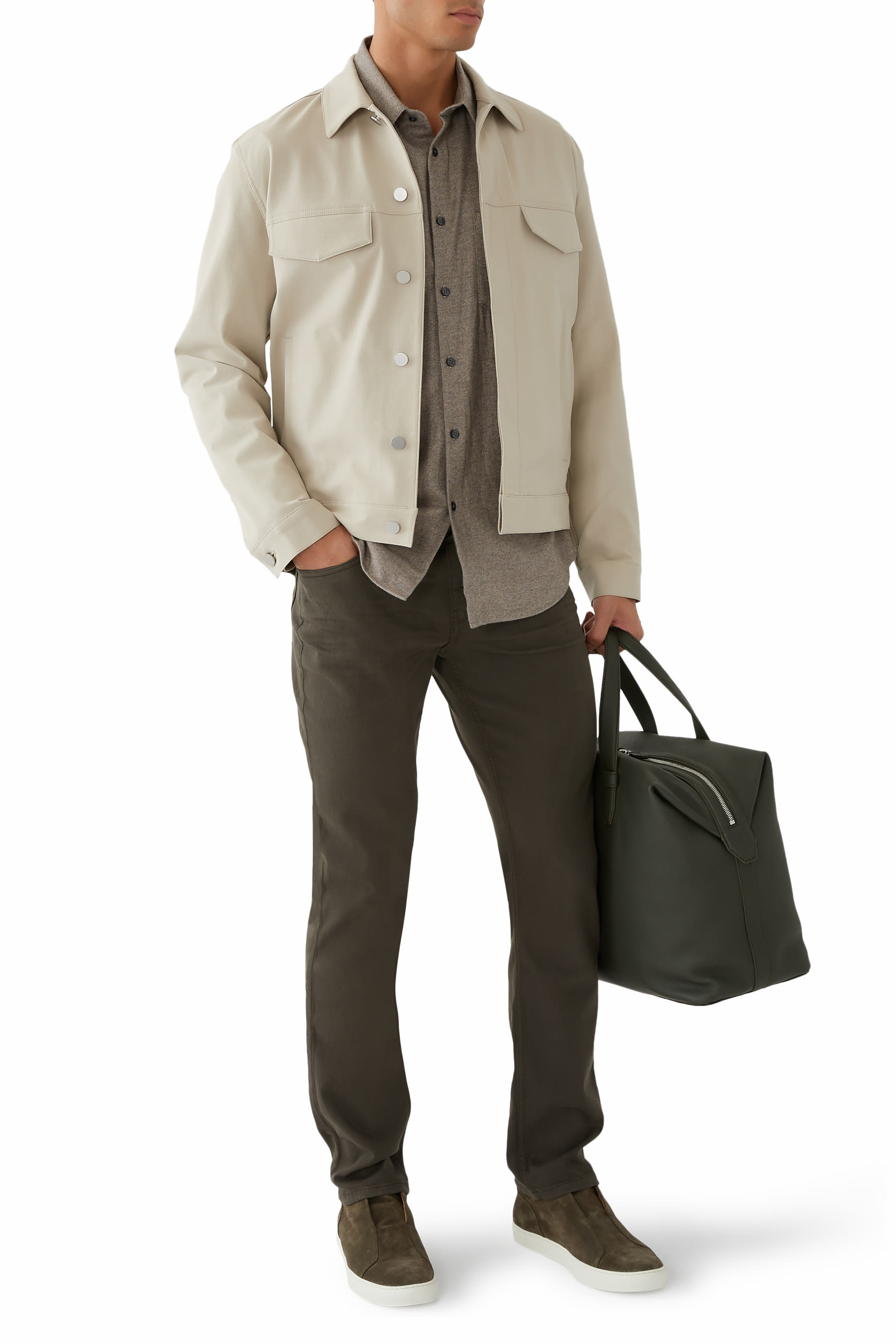 Irving Shirt in Plaid Twill Flannel