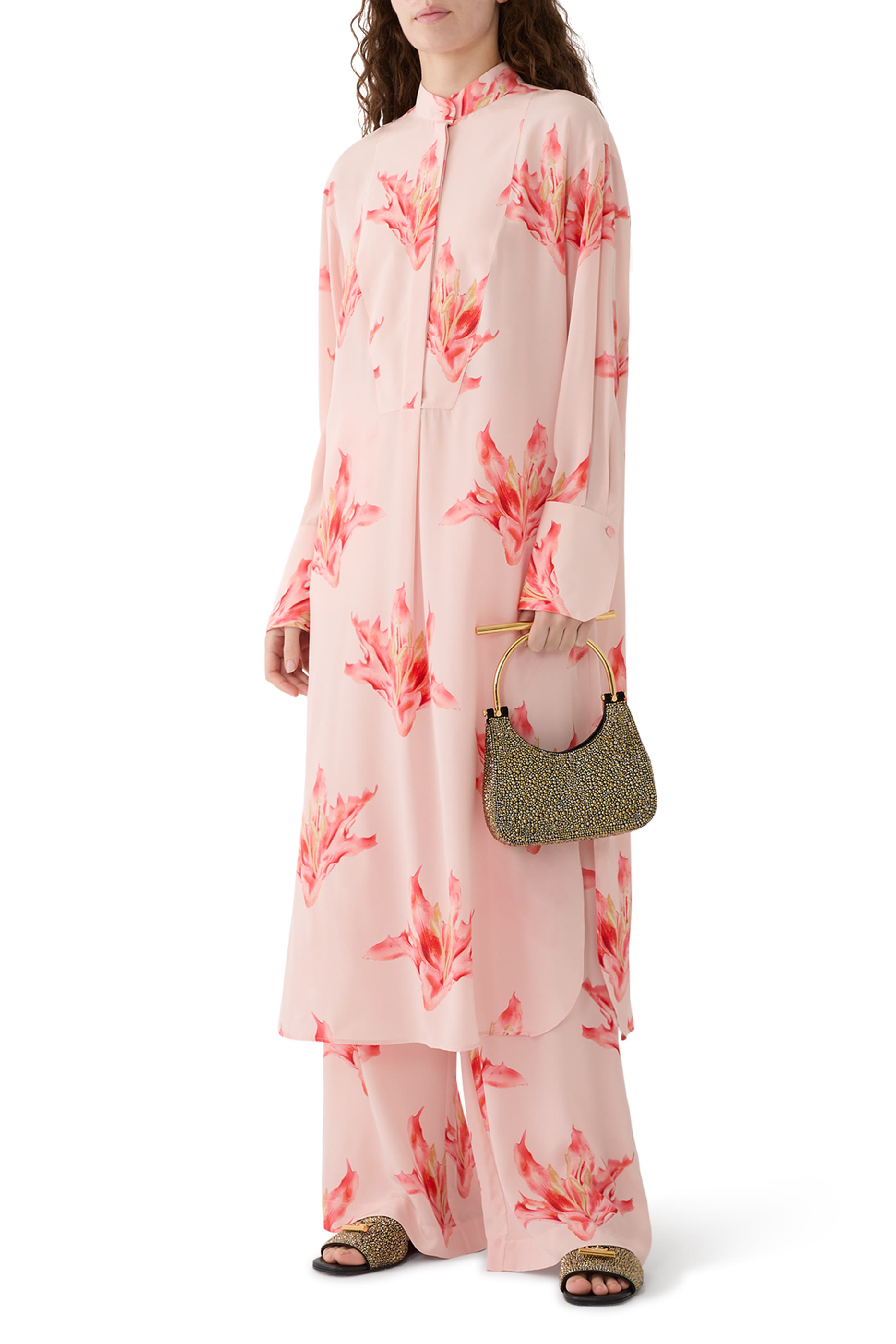 Floral Deer Graphic T-Shirt