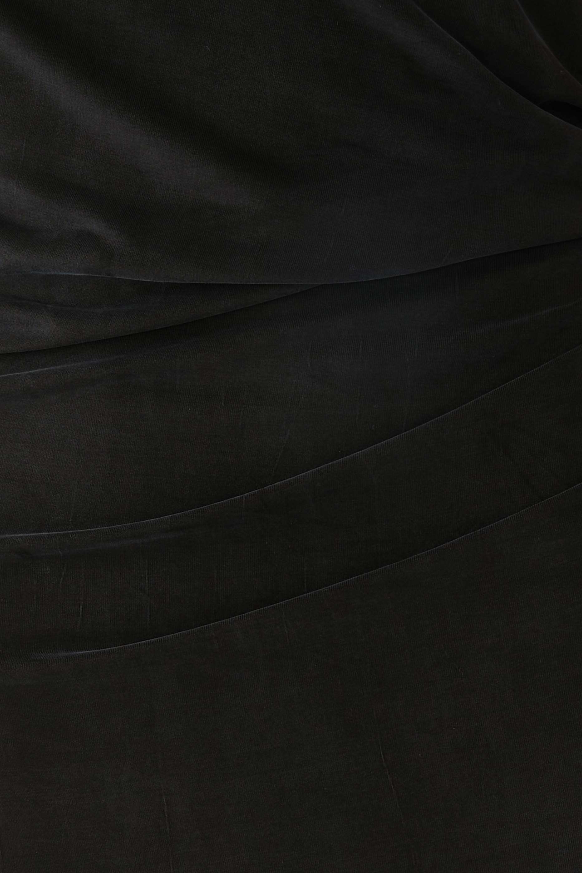 Cupro Jersey Drape Dress