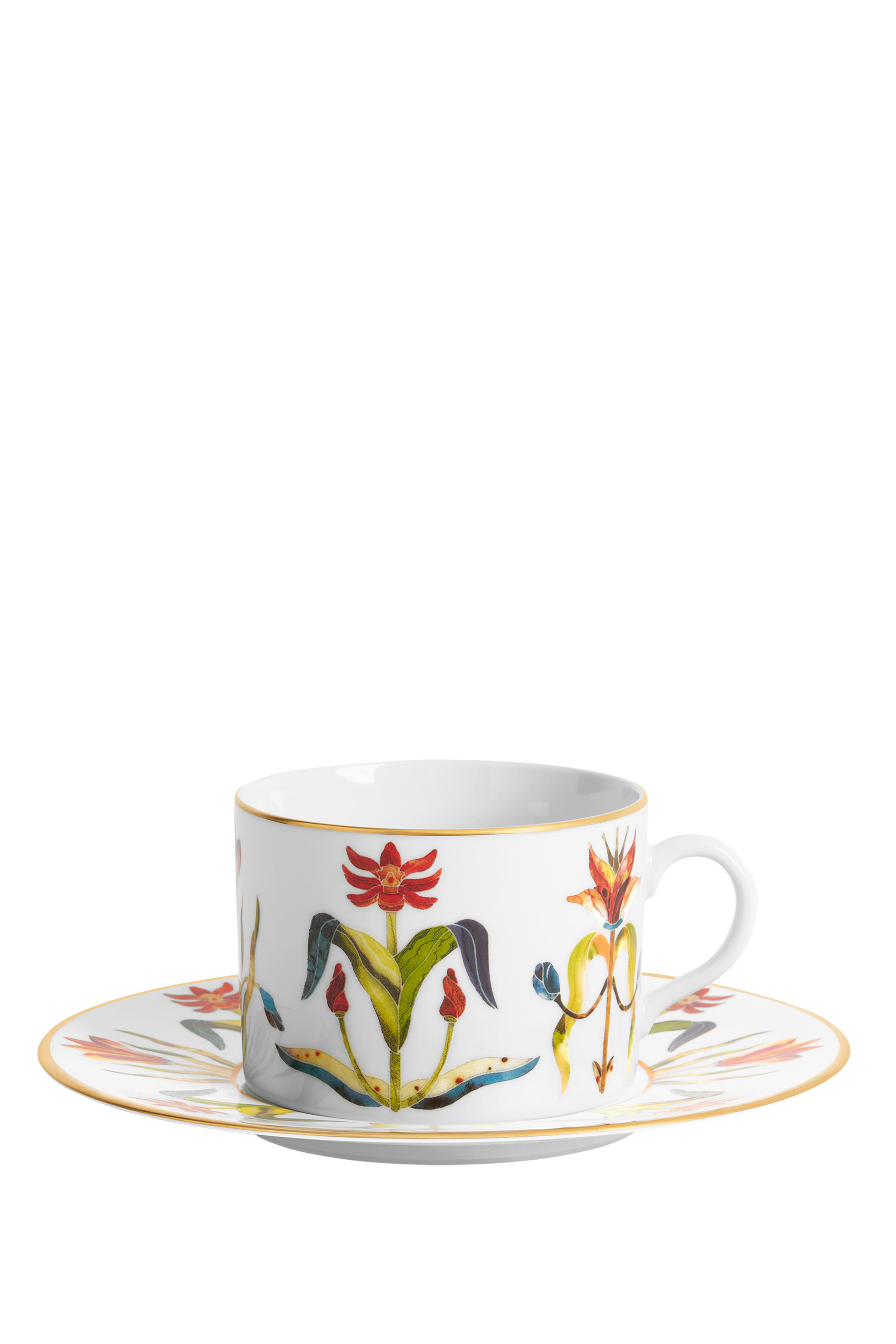 Grand Tour Tea Cup & Saucer, Set of 2