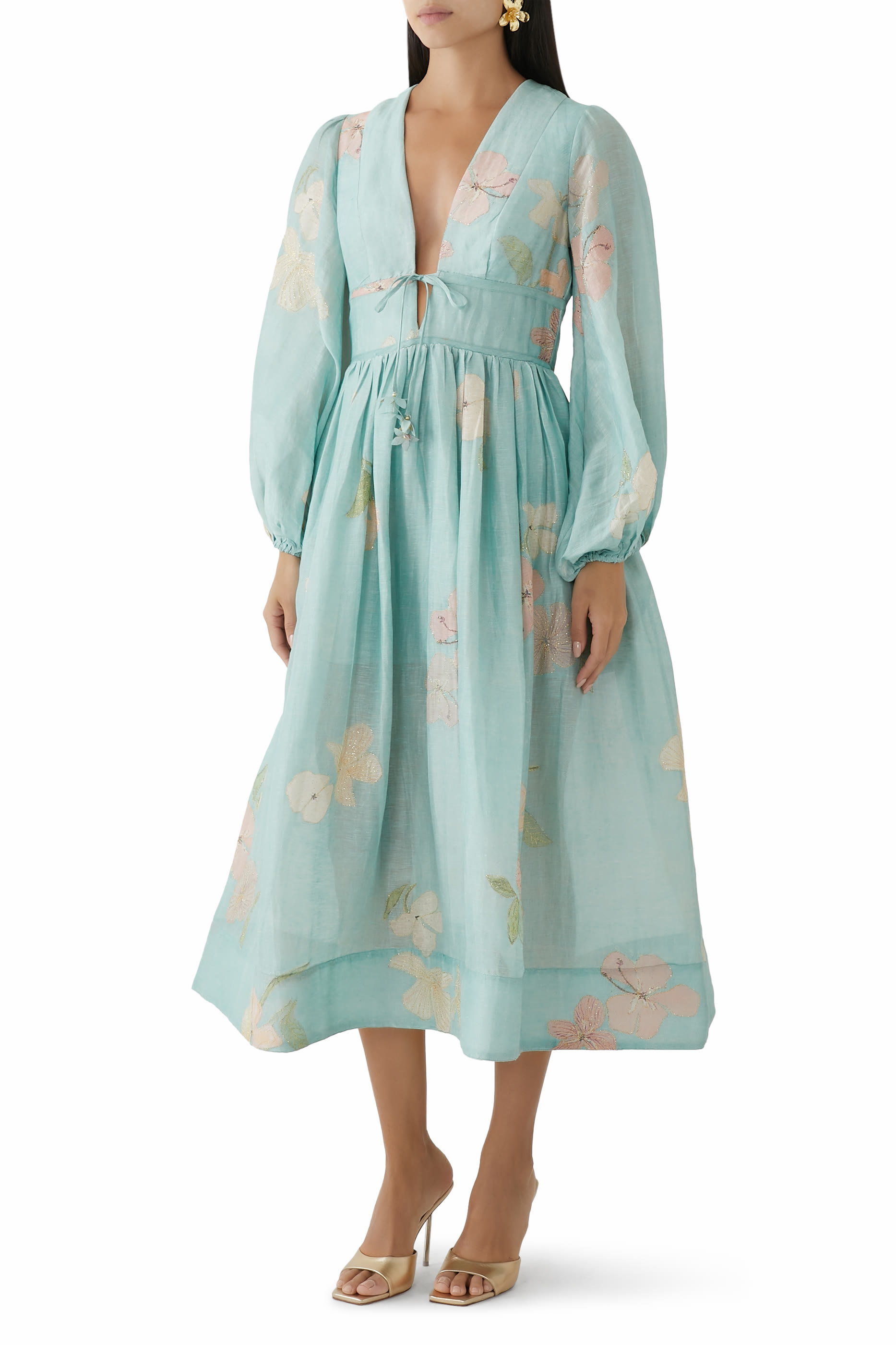 Illuminate Drawn Billow Dress