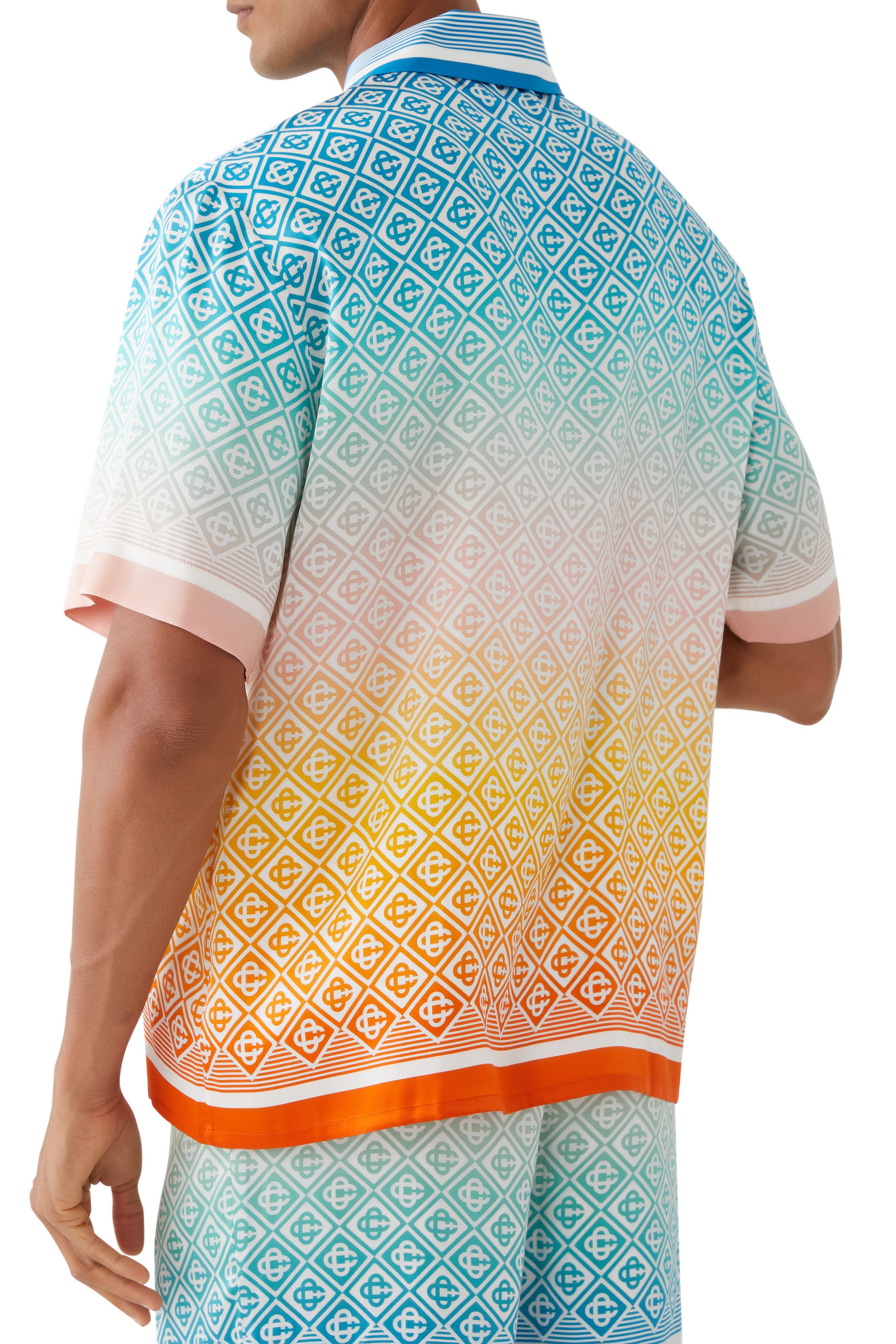 Cuban Collar Short Sleeve Shirt