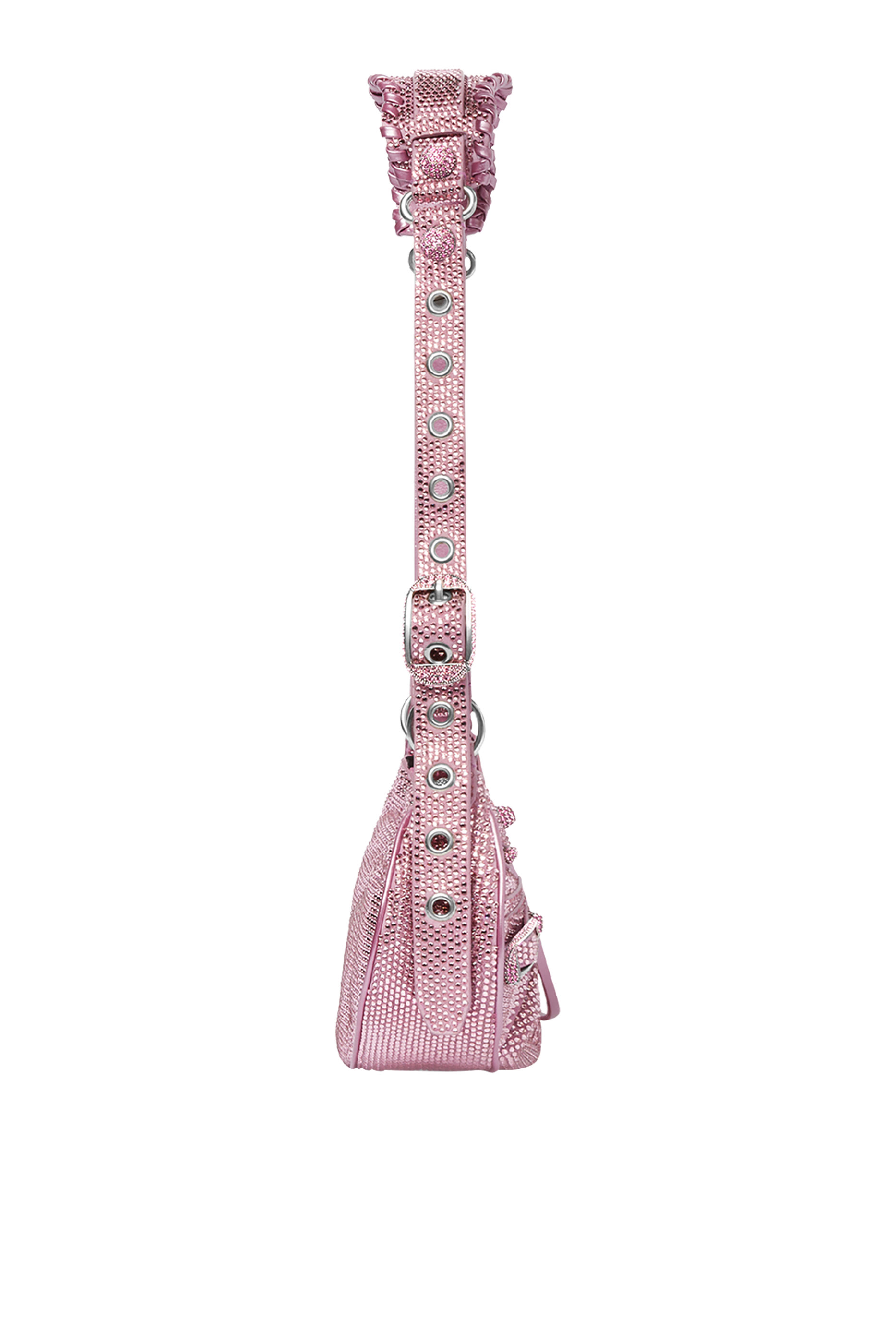 Le Cagole XS Shoulder Bag With Rhinestones