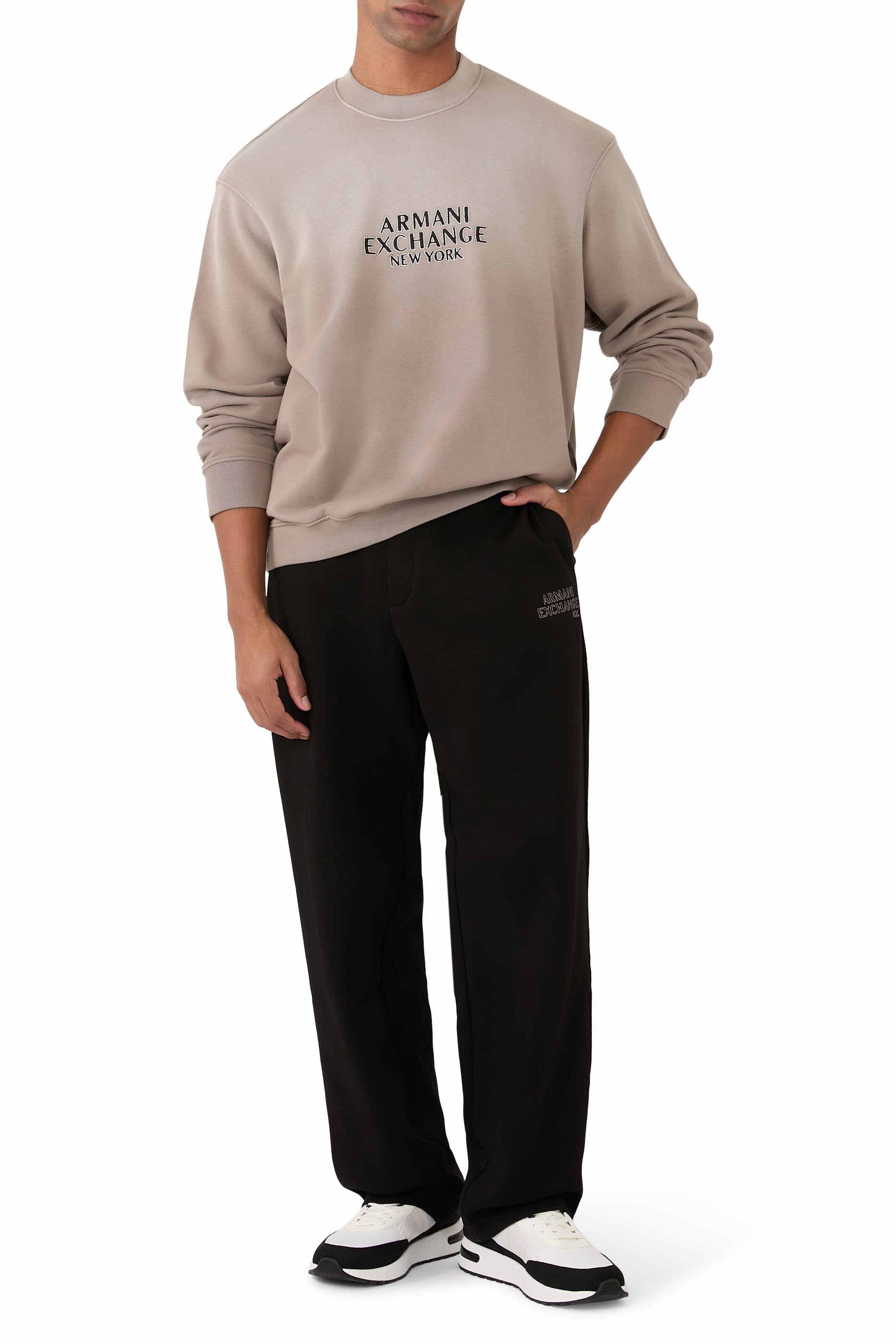 AX Logo Gradient Sweatshirt 