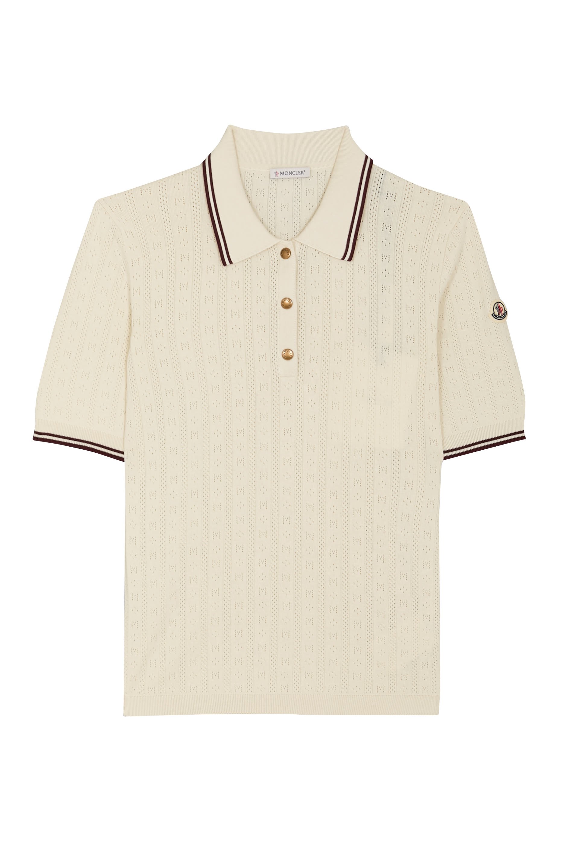 Rhombus and Logo Polo Shirt