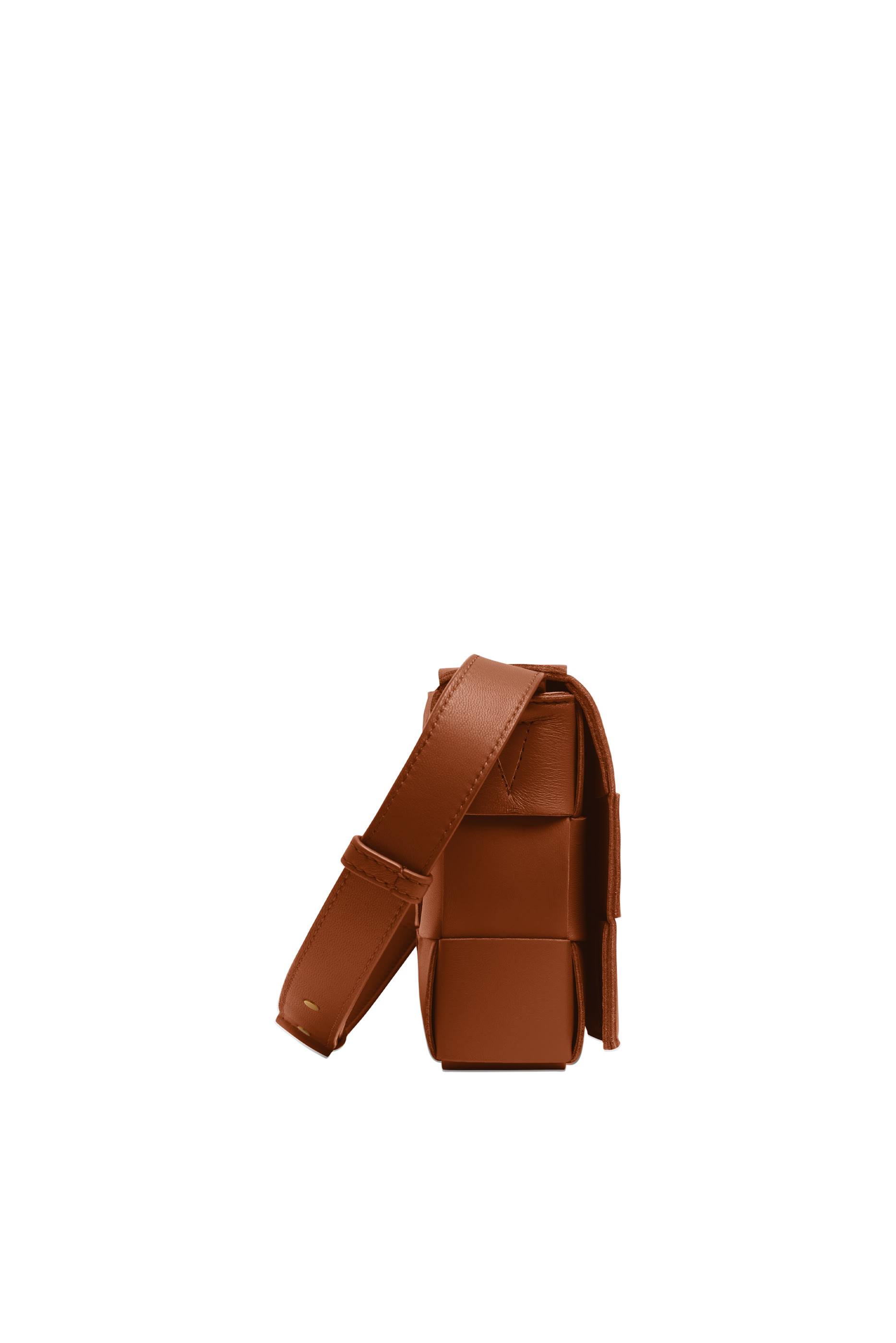 Cassette Intrecciato Leather Shoulder Bag