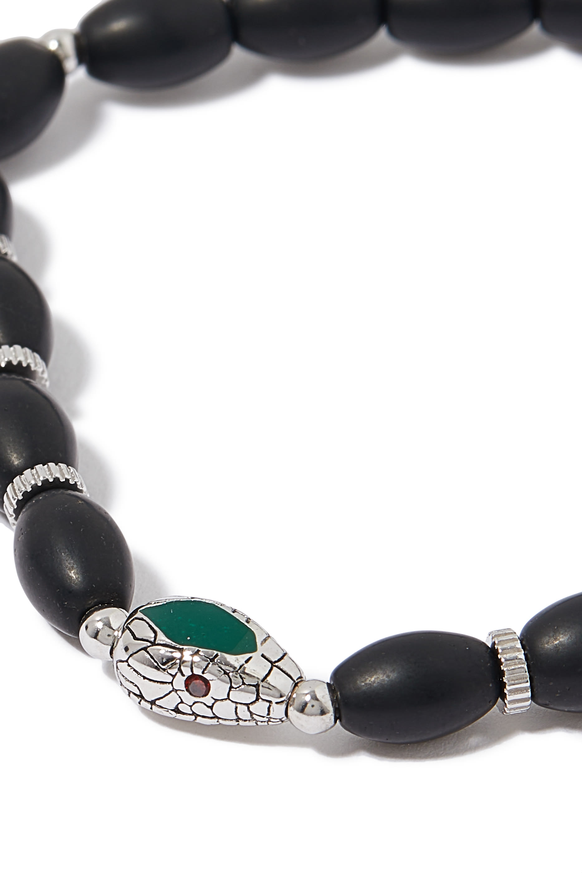 Enamel Oval Bead Bracelet