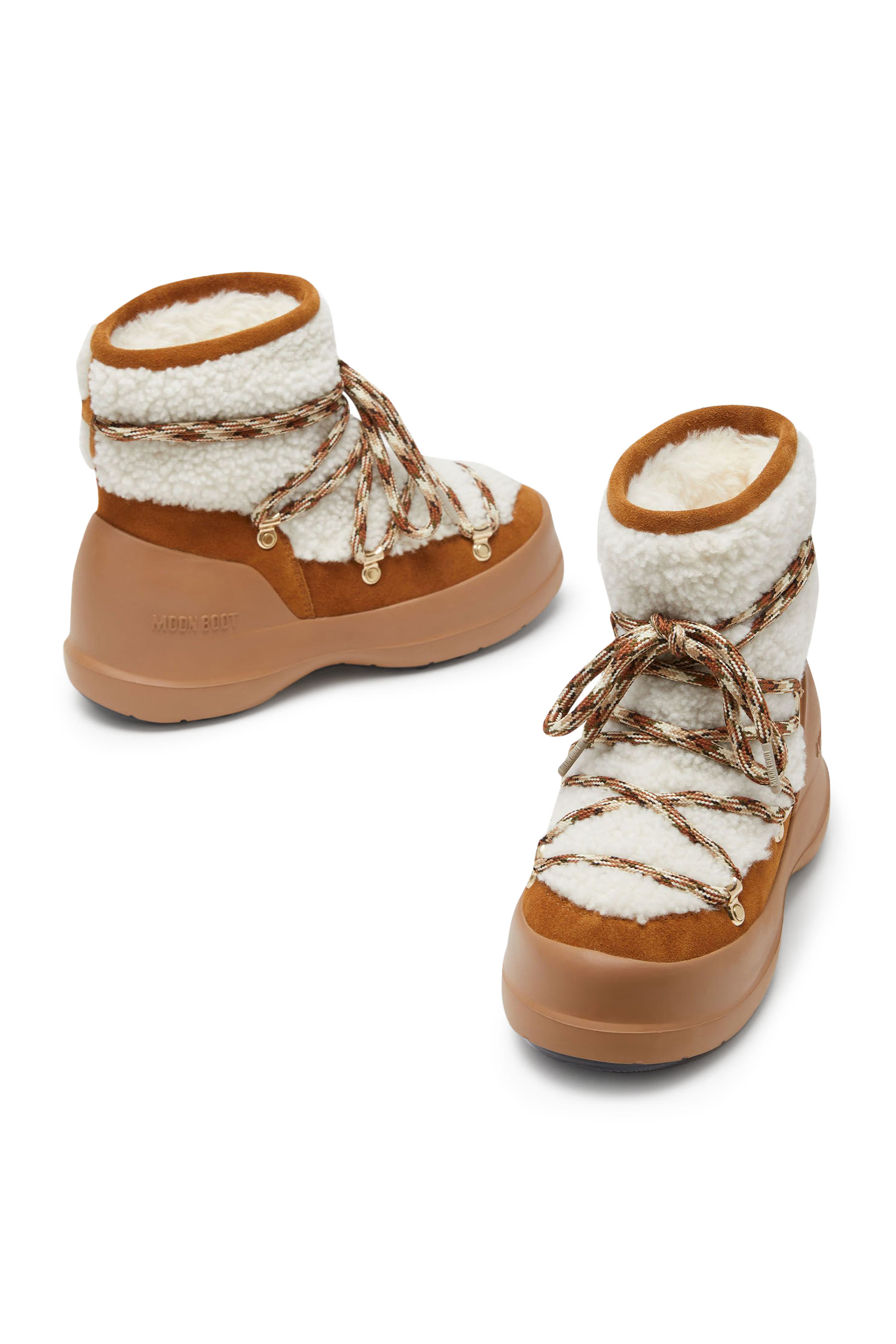 Luna Brown Shearling Boots