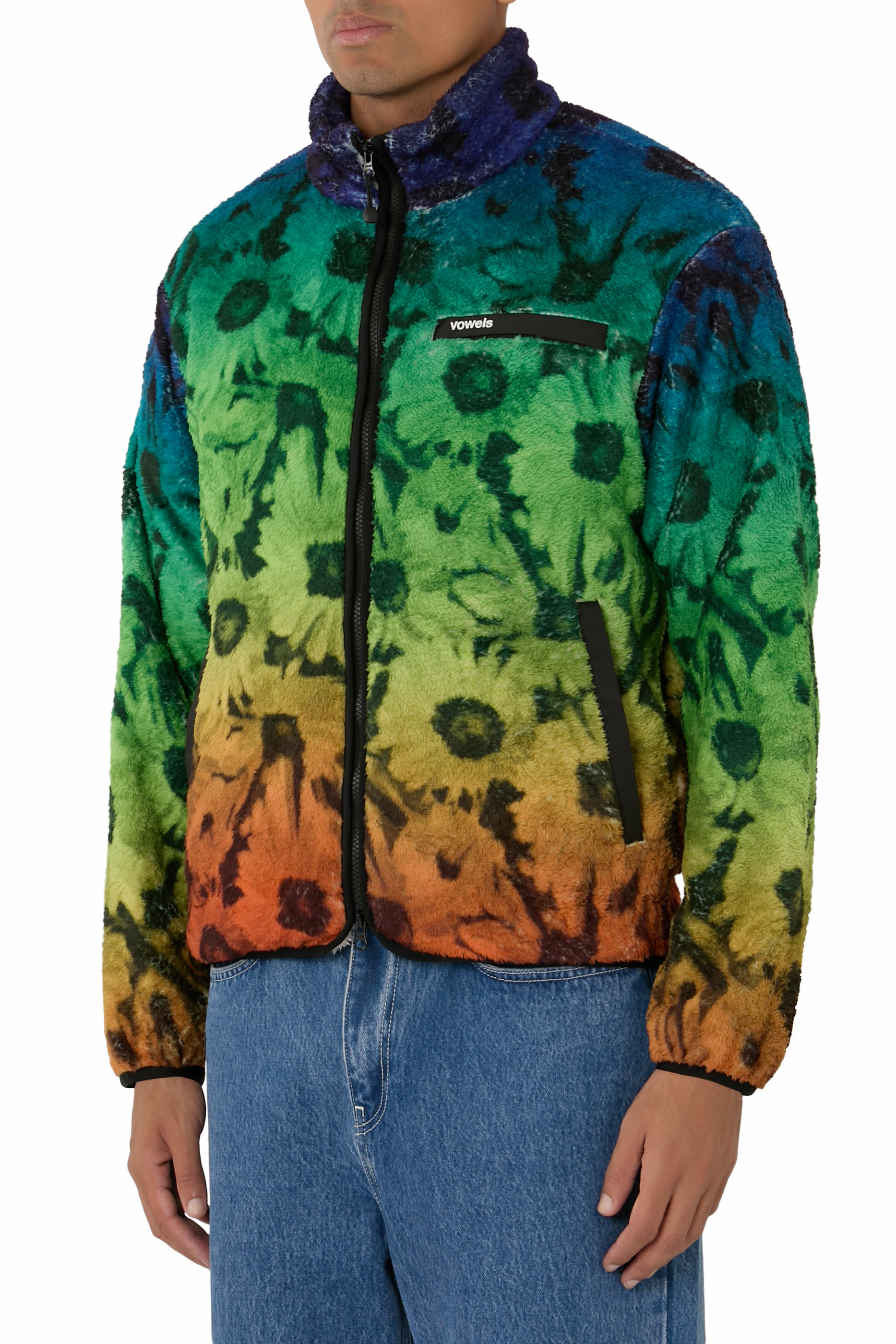  Printed Fleece Jacket 