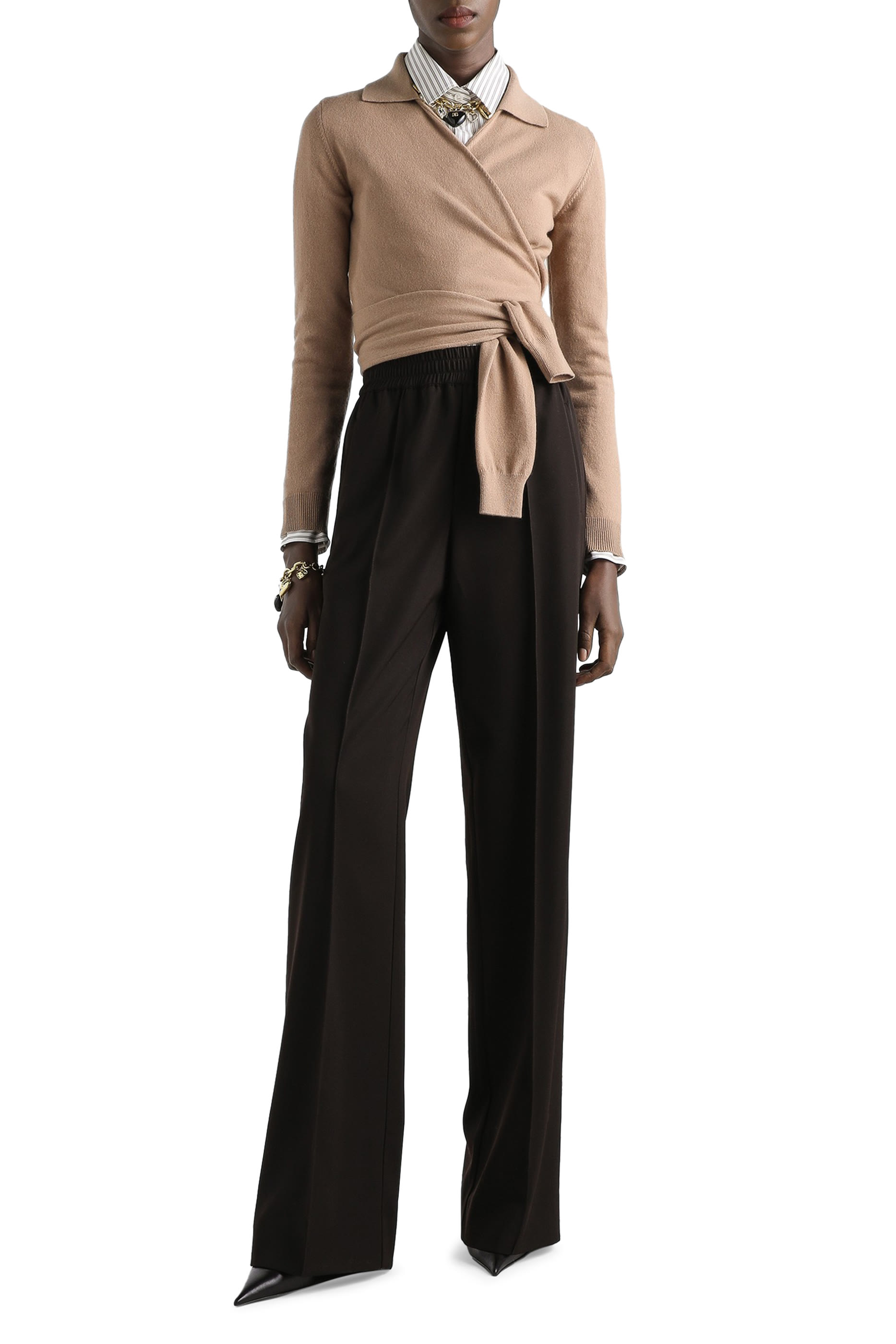 Wool Gabardine Trousers