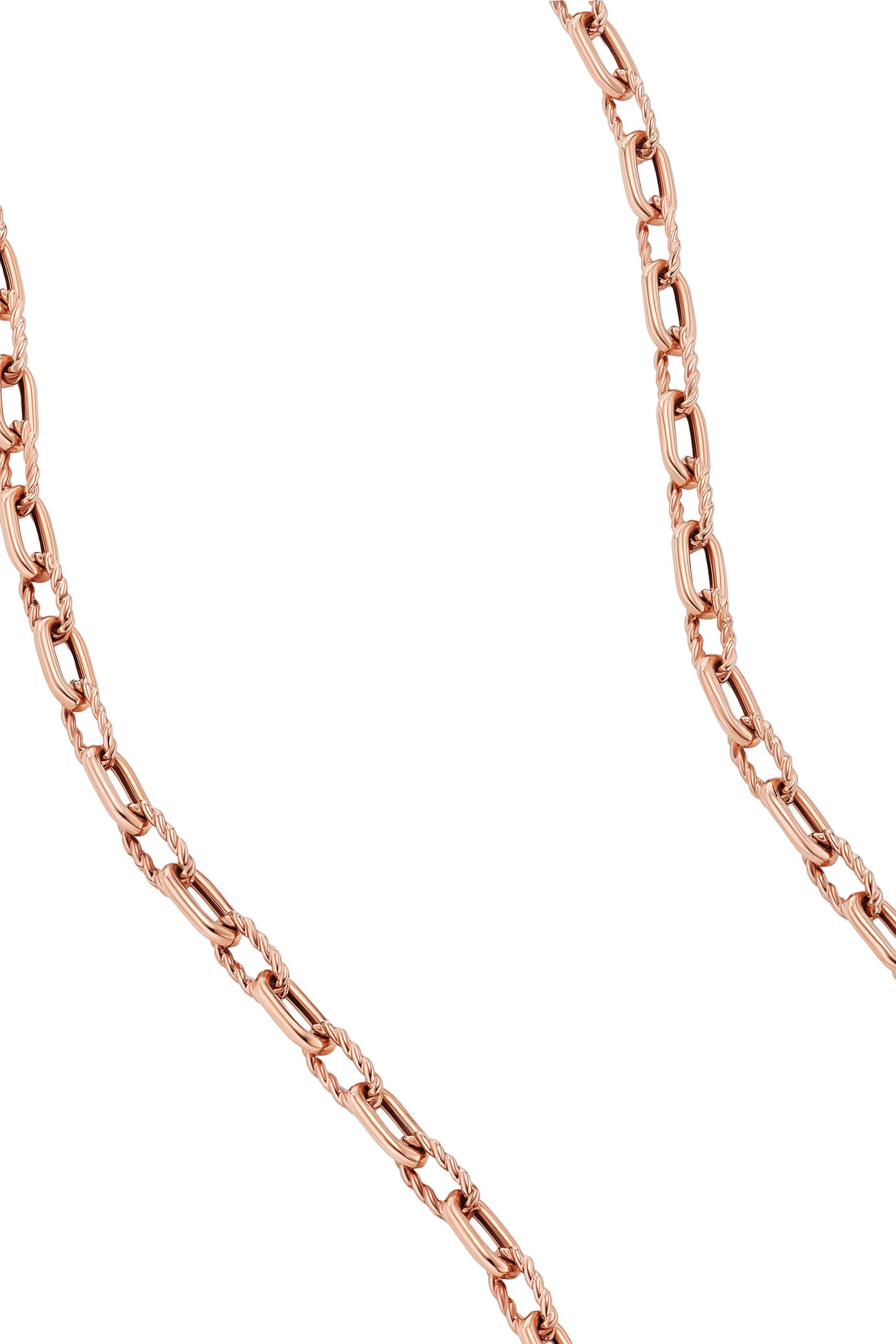 Madison 18in Chain Necklace, 18k Pink Gold