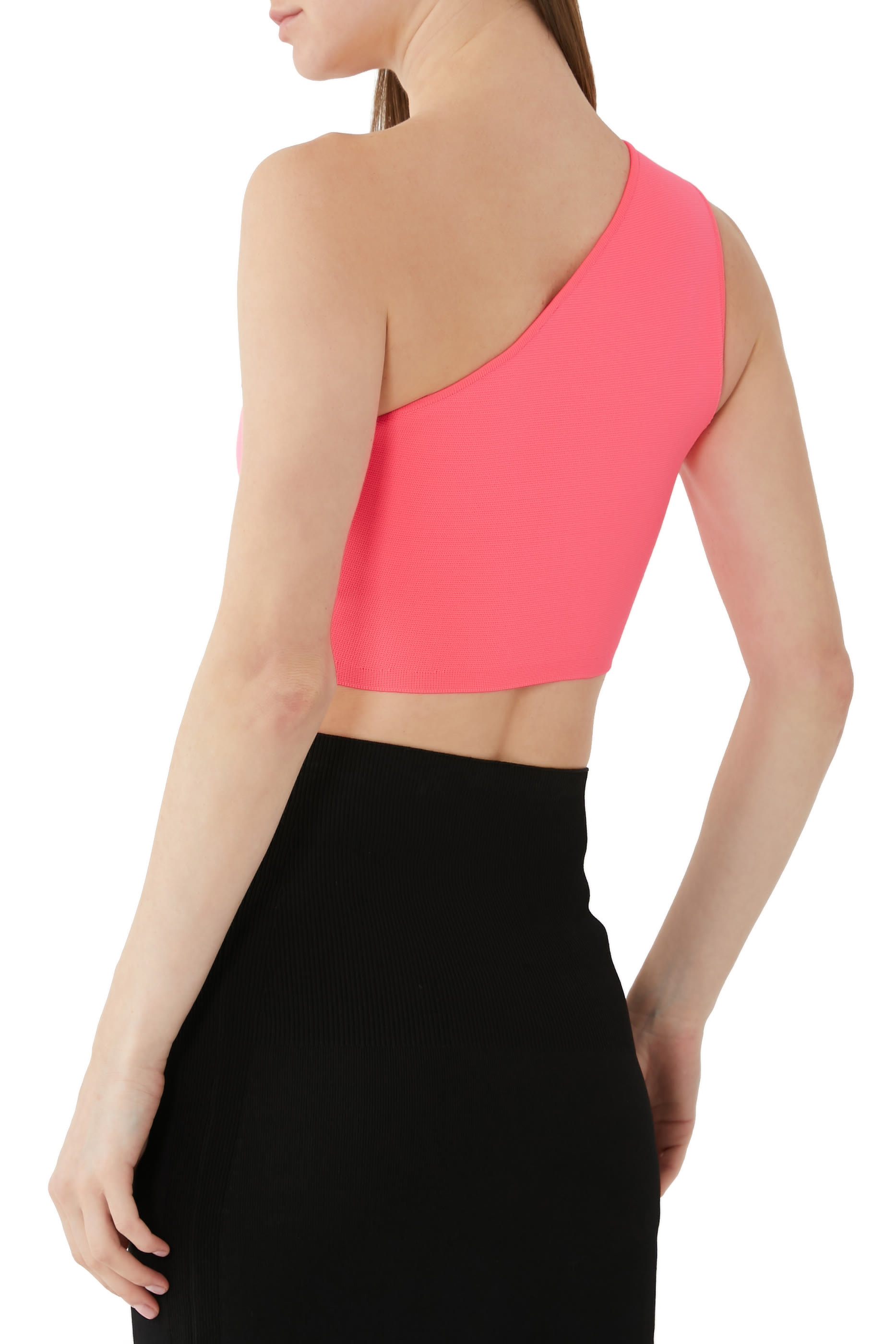 VB Body One-Shoulder Crop Top