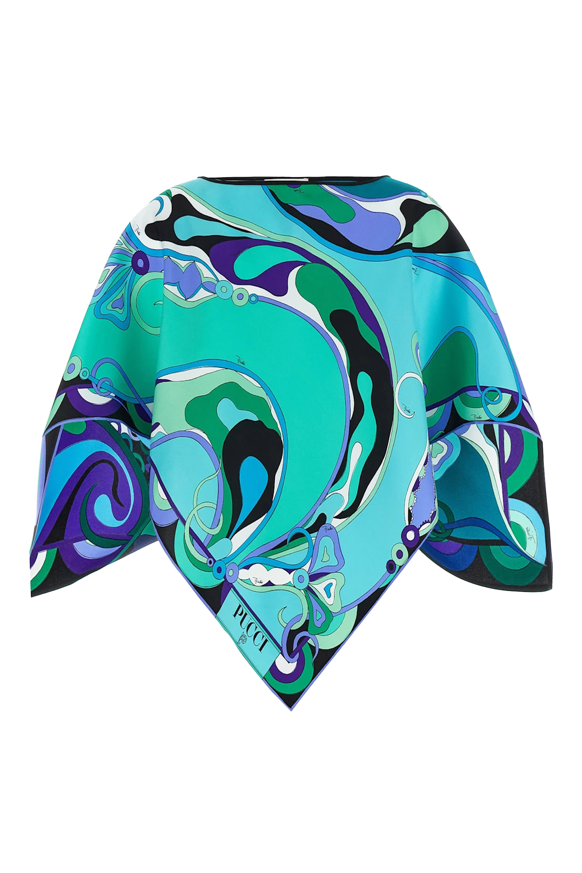 Orchidee-Print Blouse