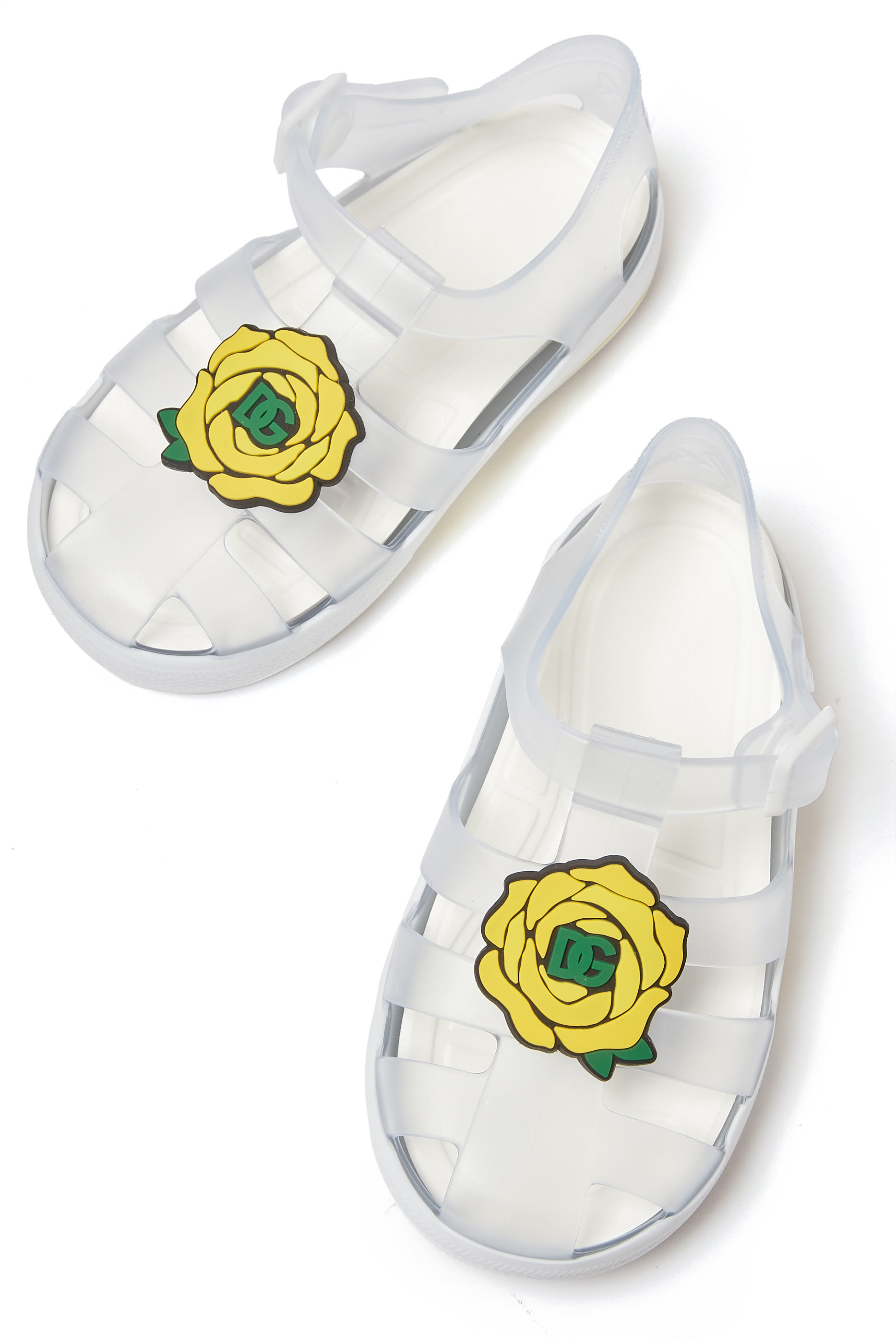 Kids DG Logo Jelly Sandals