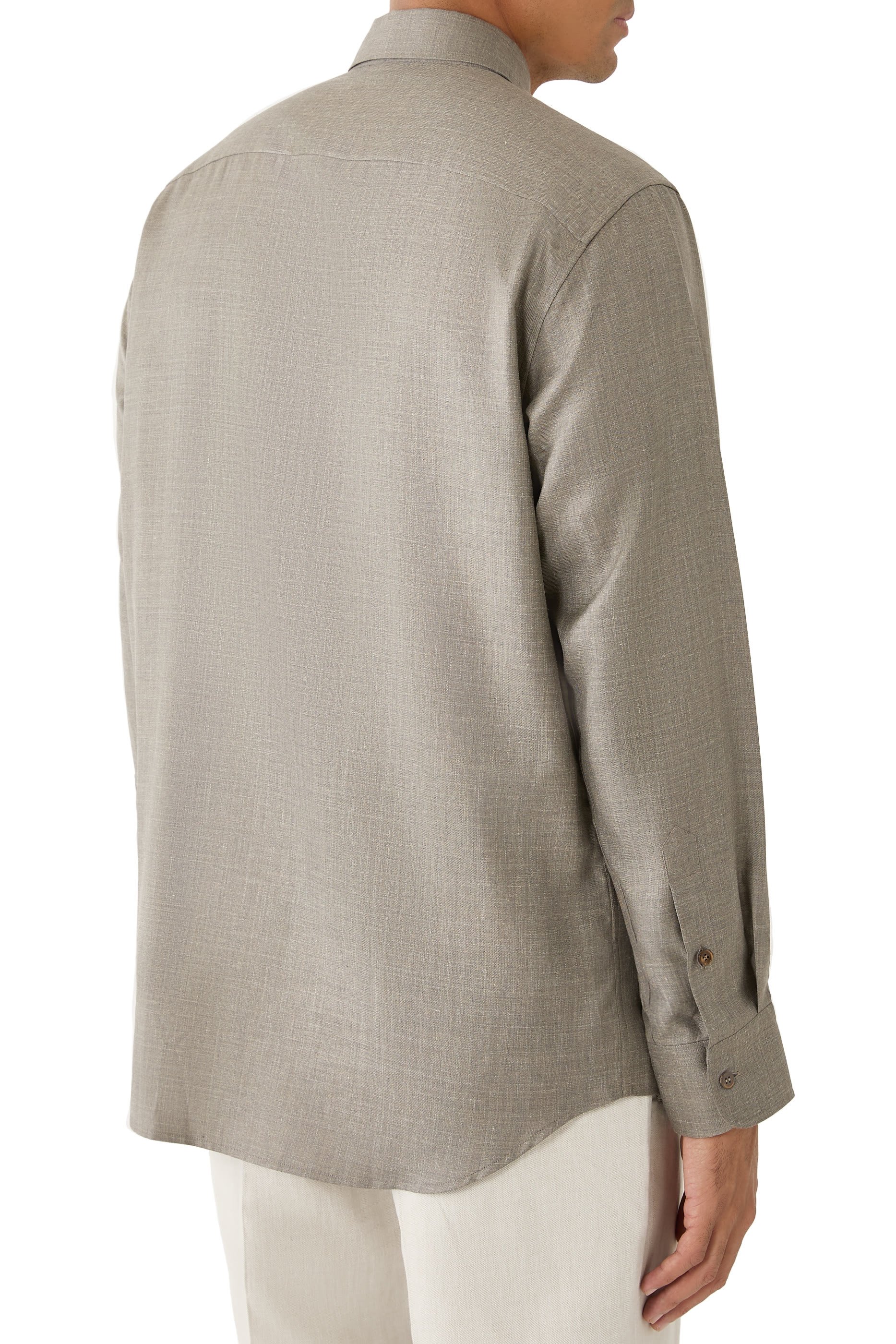 Hidden Button-Down Shirt