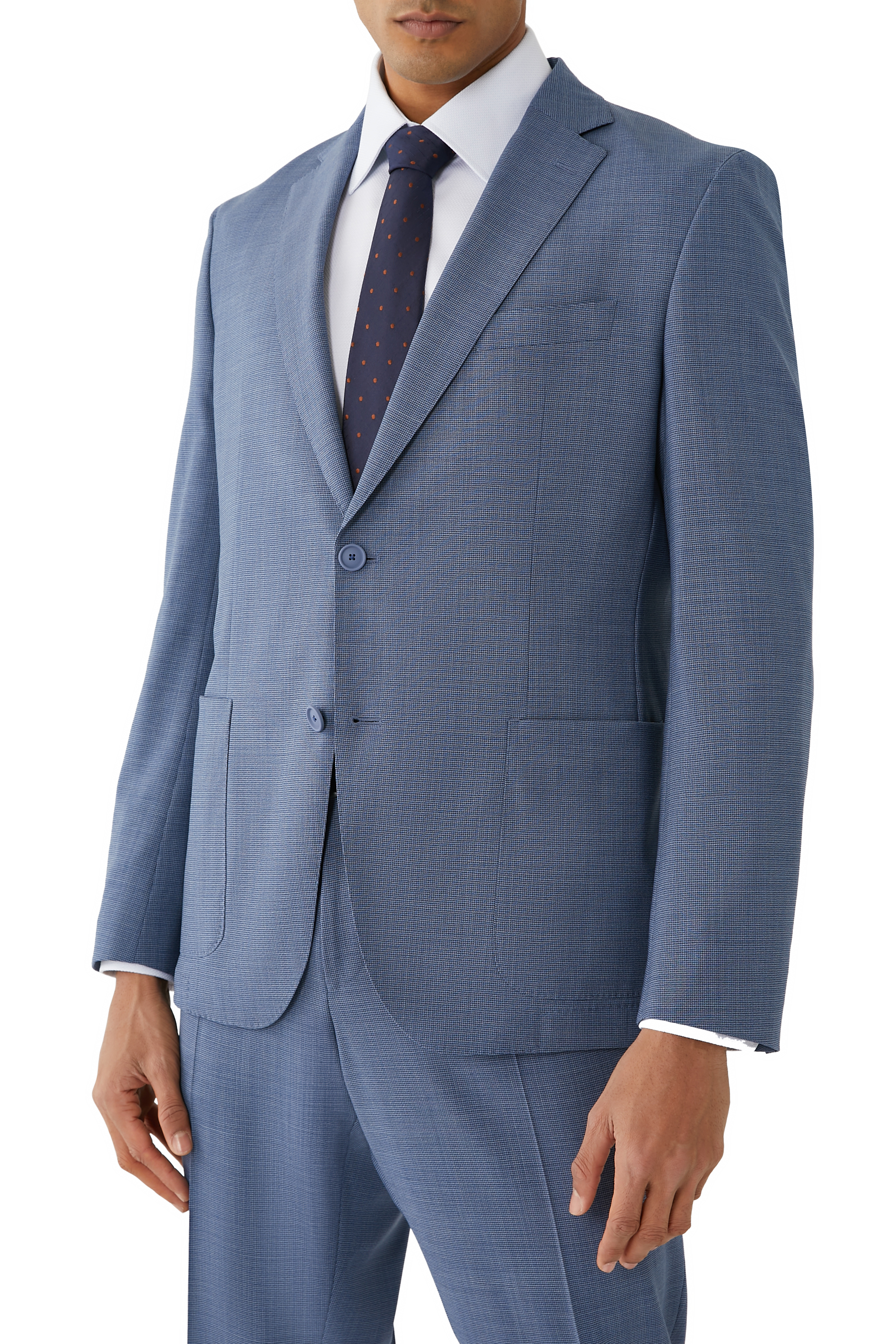 Silk Jacquard Polka Dot Tie