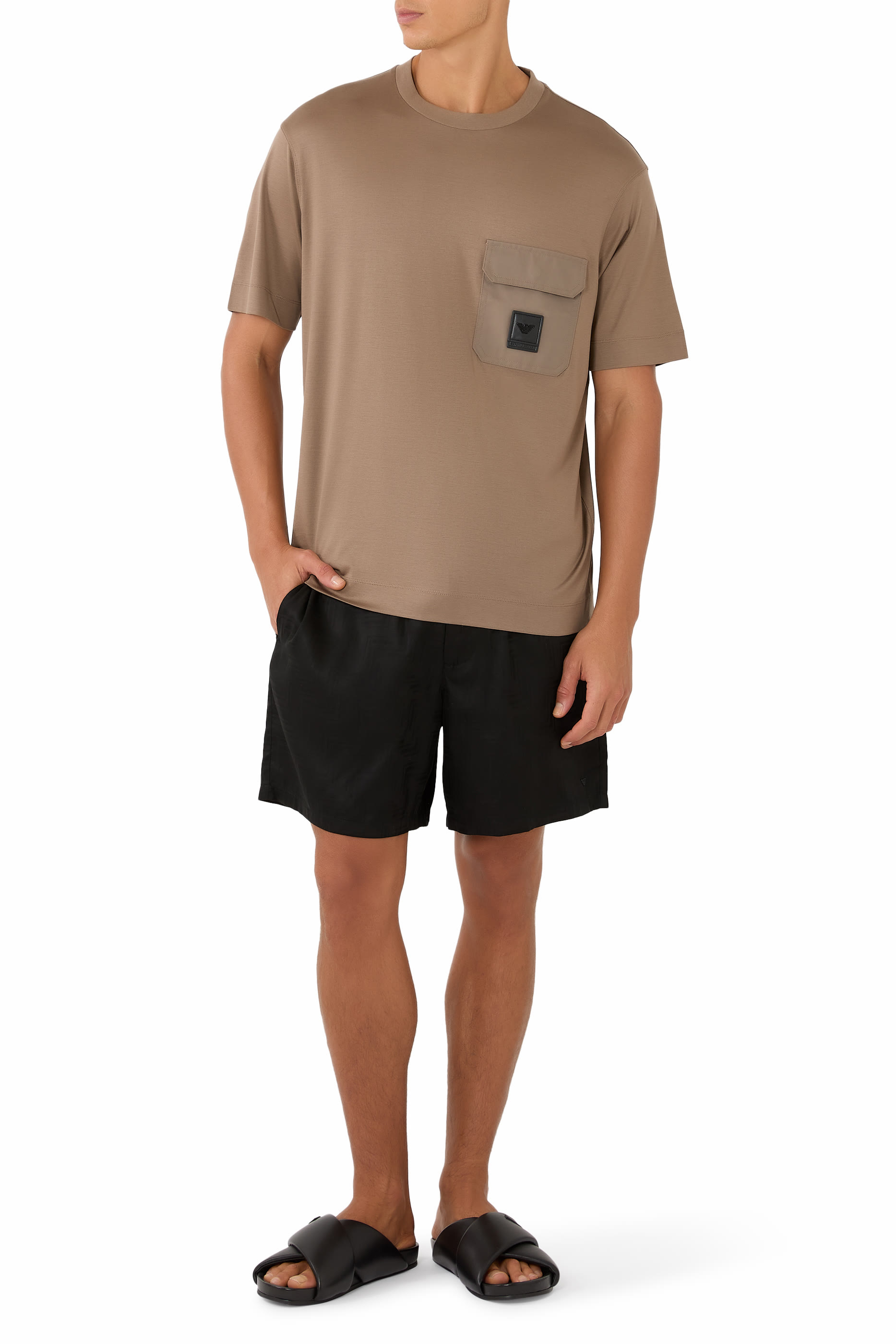 Logo Patch Pocket Regular Fit T-Shirt