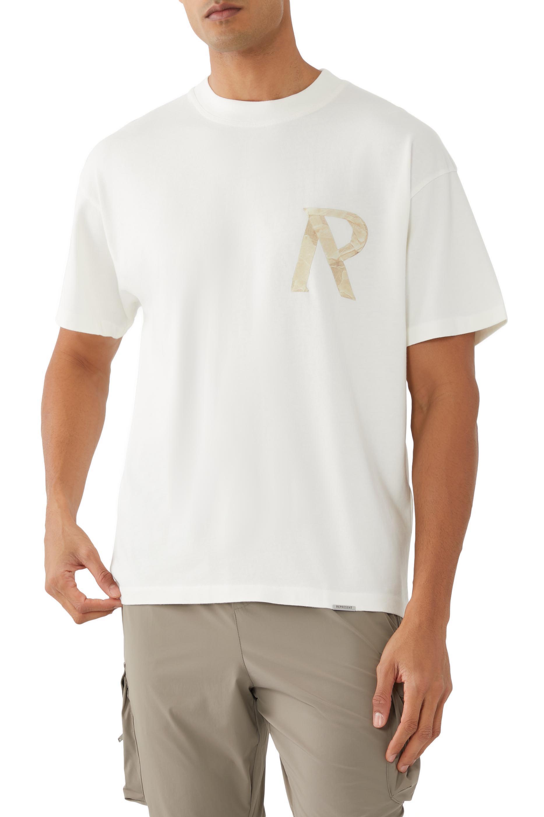 Masking Tape Initial T-Shirt
