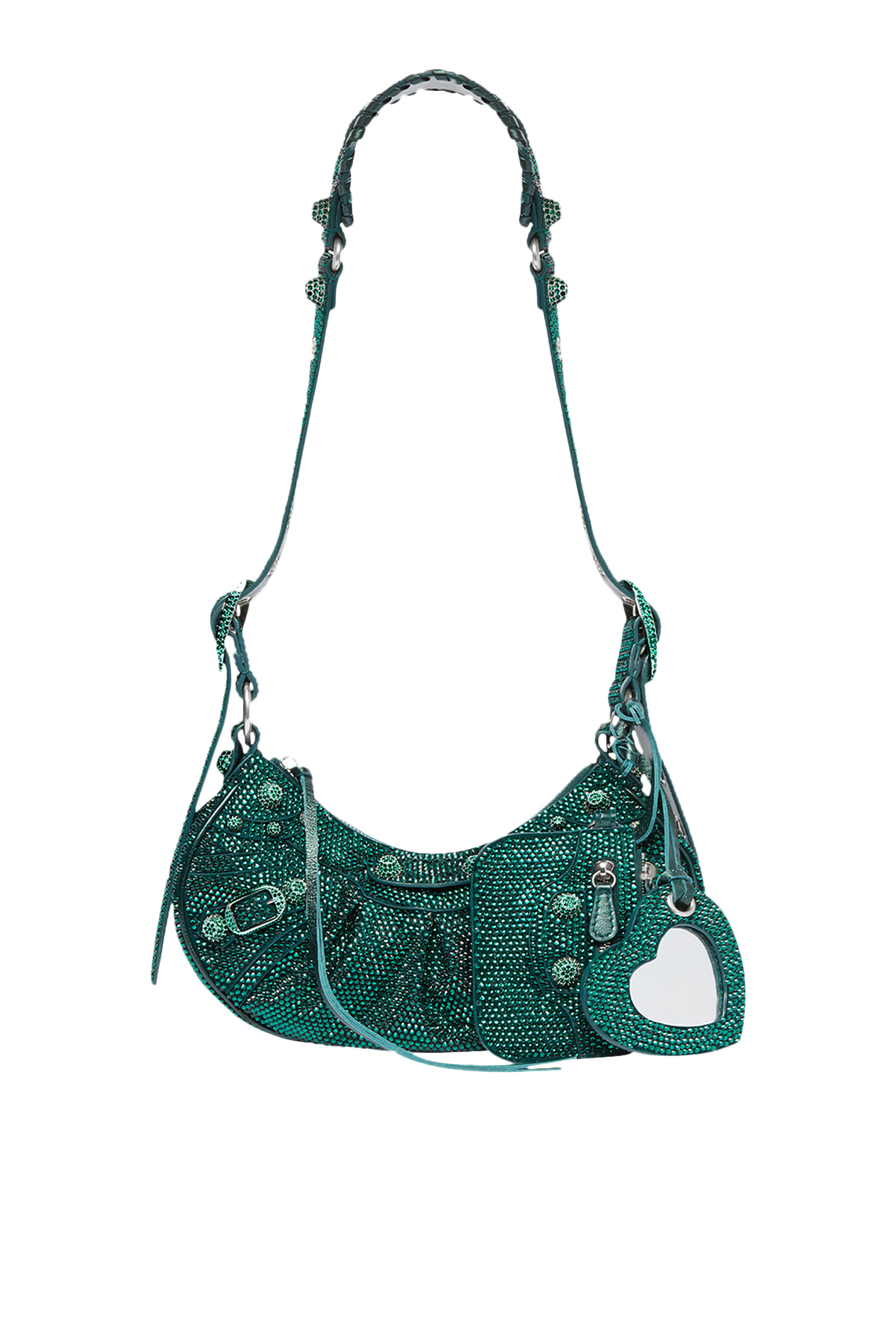 Le Cagole XS Shoulder Bag With Rhinestones