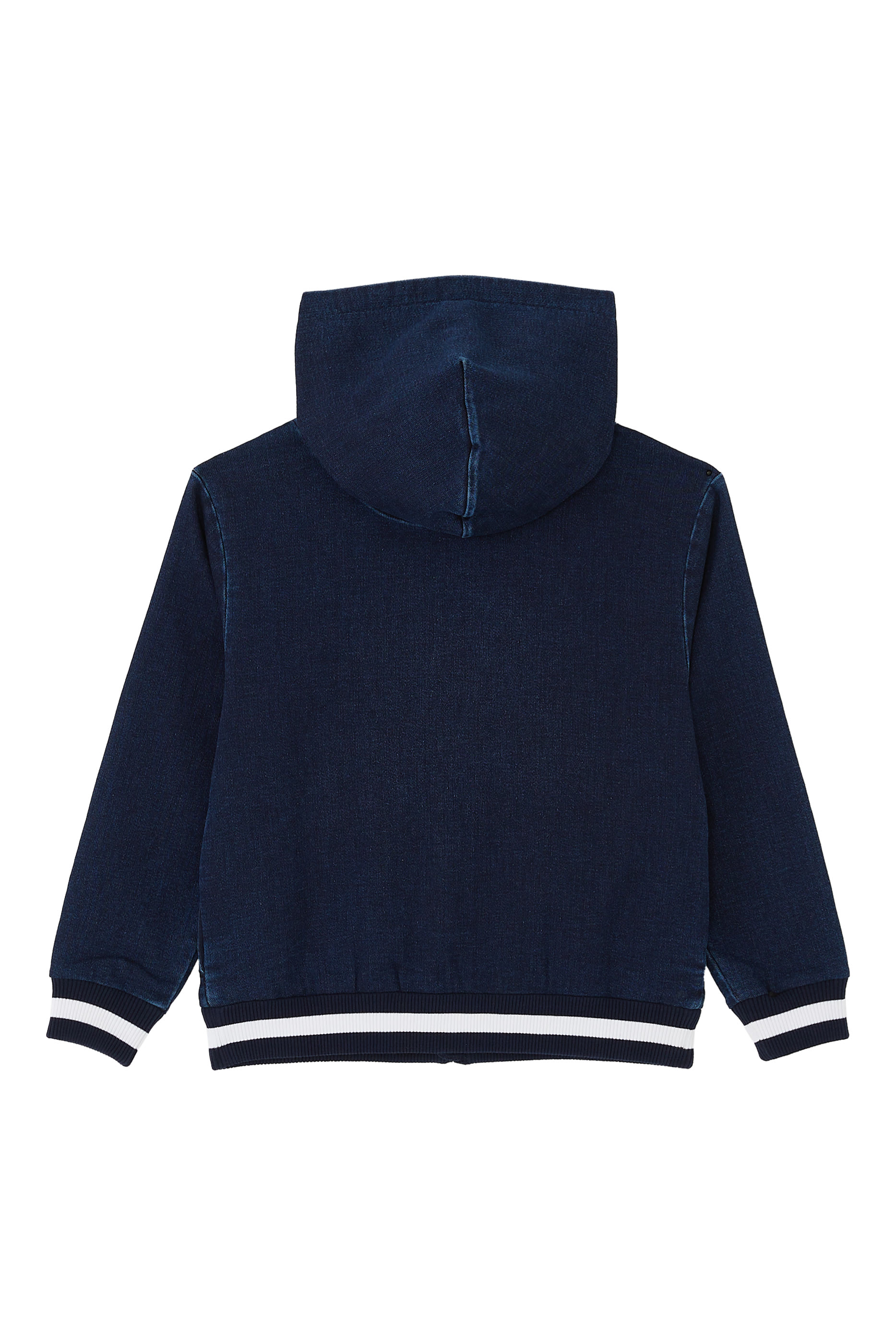 Kids Cotton Zip-Up Hooded Sweatshirt