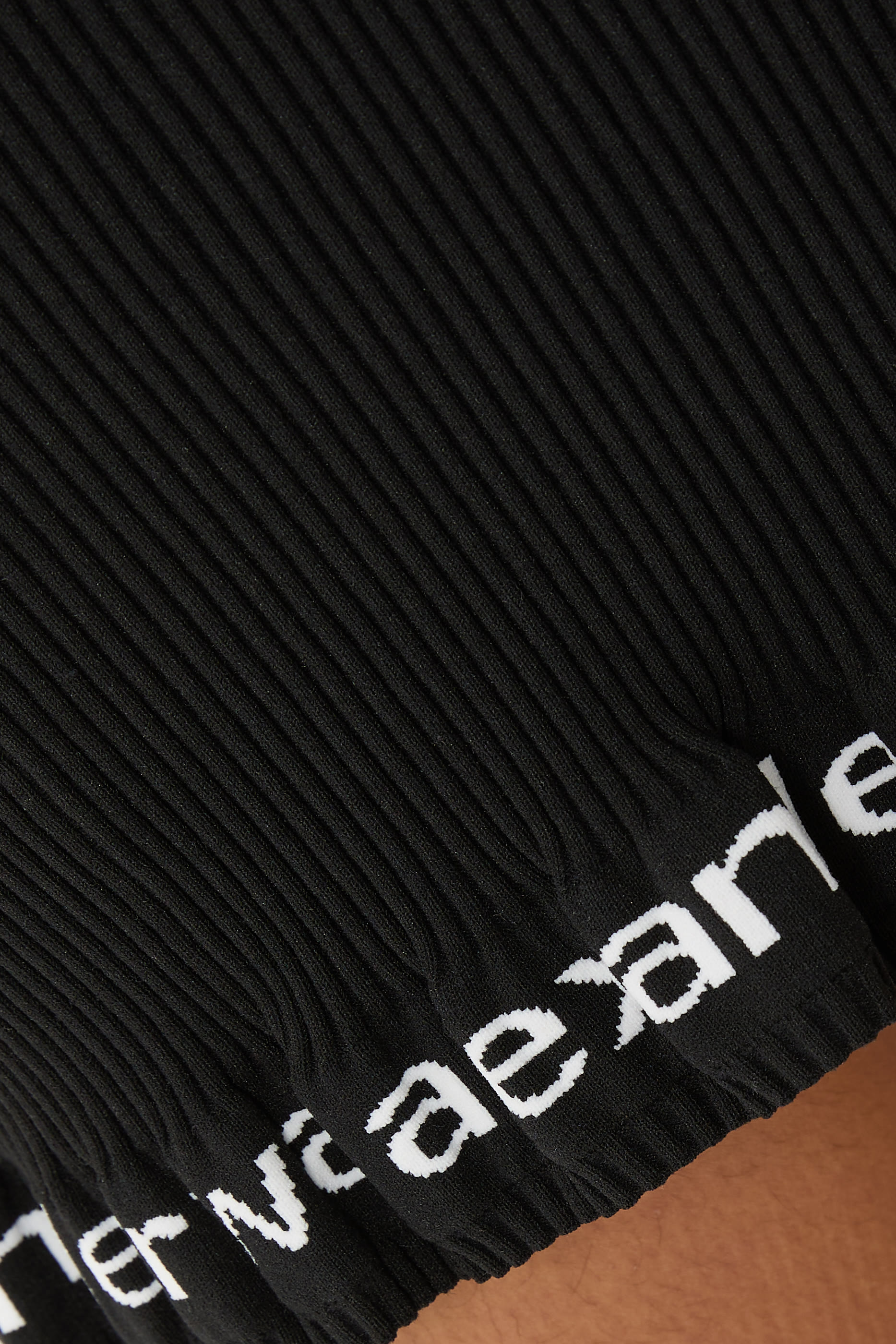 Ribbed Short Sleeves Dress