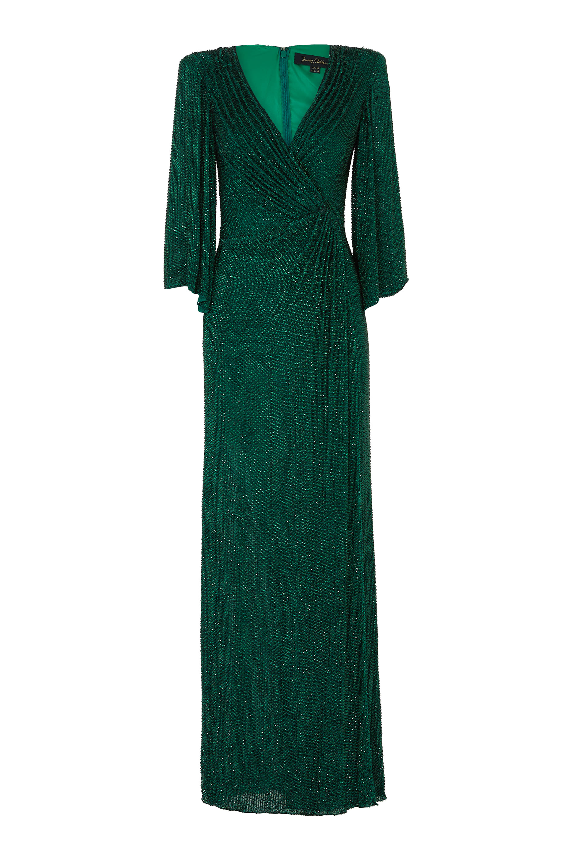 Luna Embellished Chiffon Gown