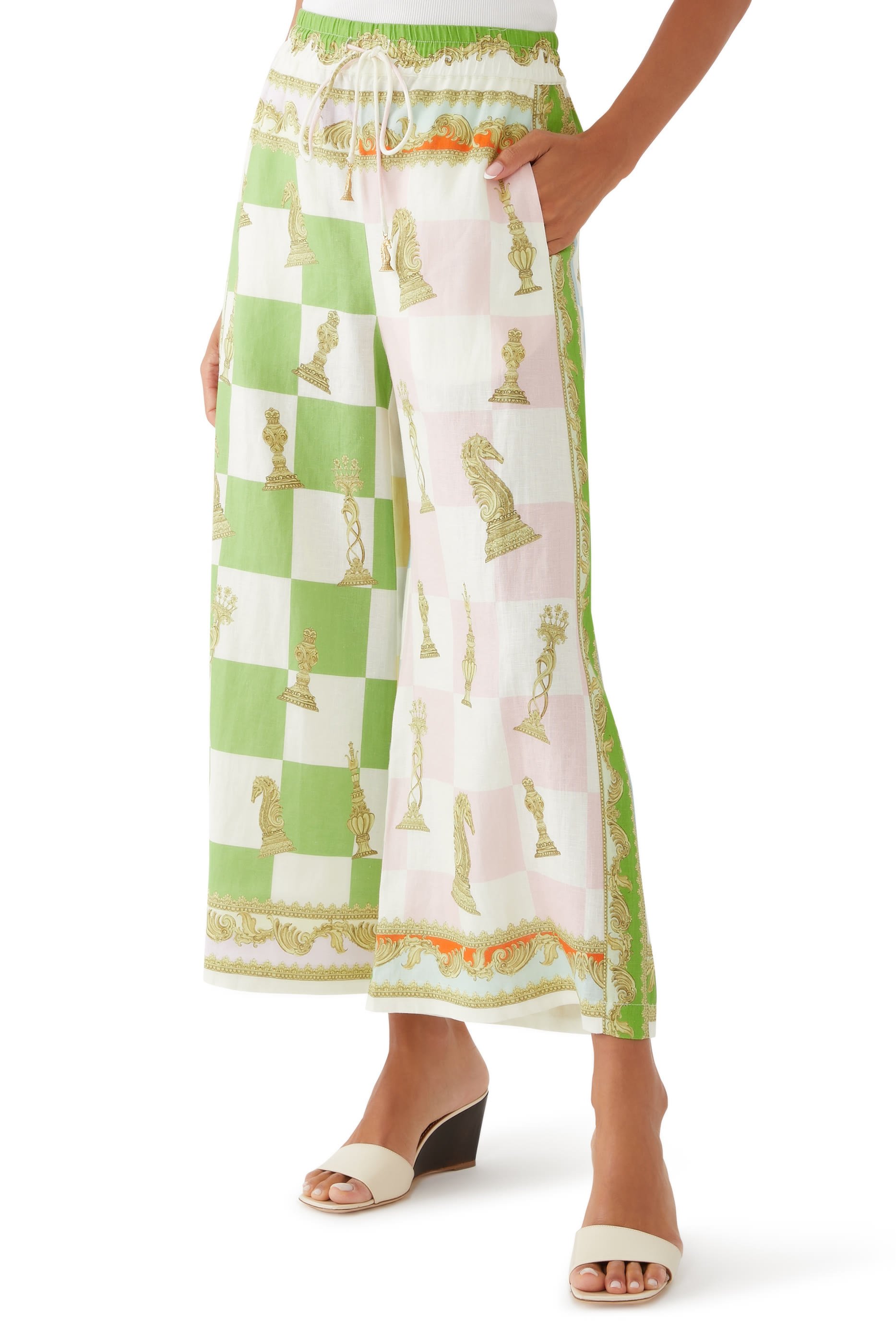 Checkmate Linen Pants