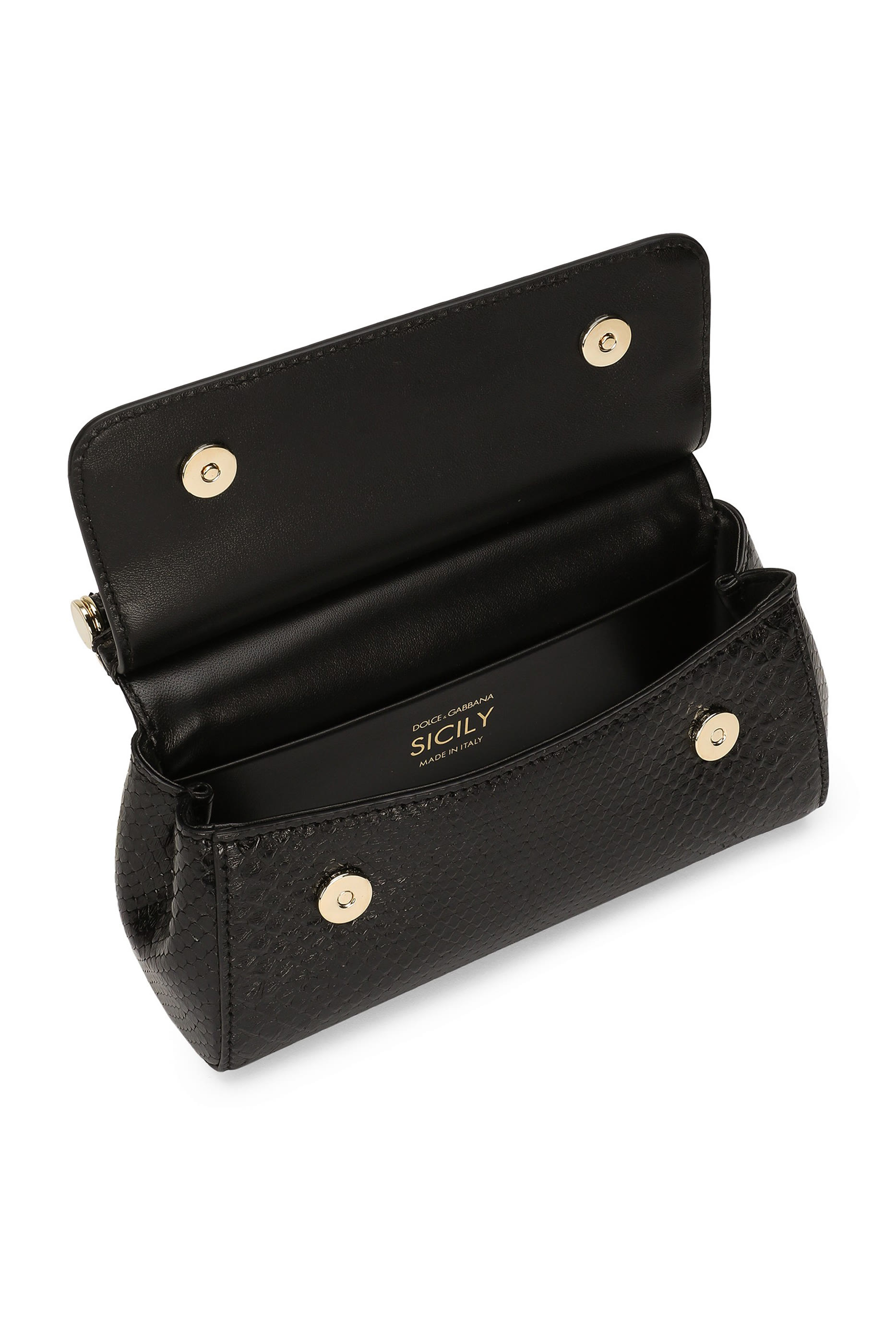 Small Sicily Python Skin Handbag