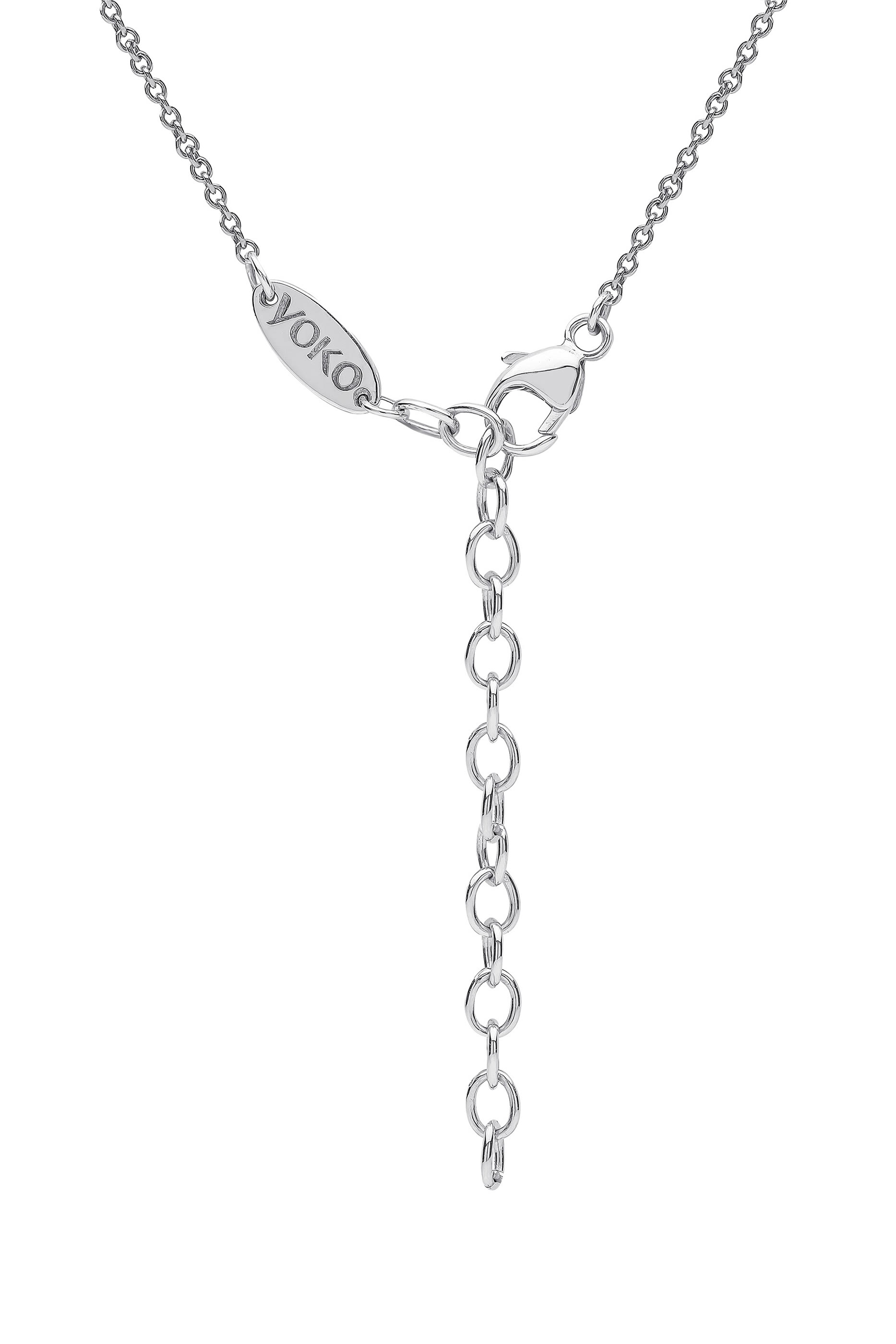 Classic Necklace, 18K White Gold & Pearl
