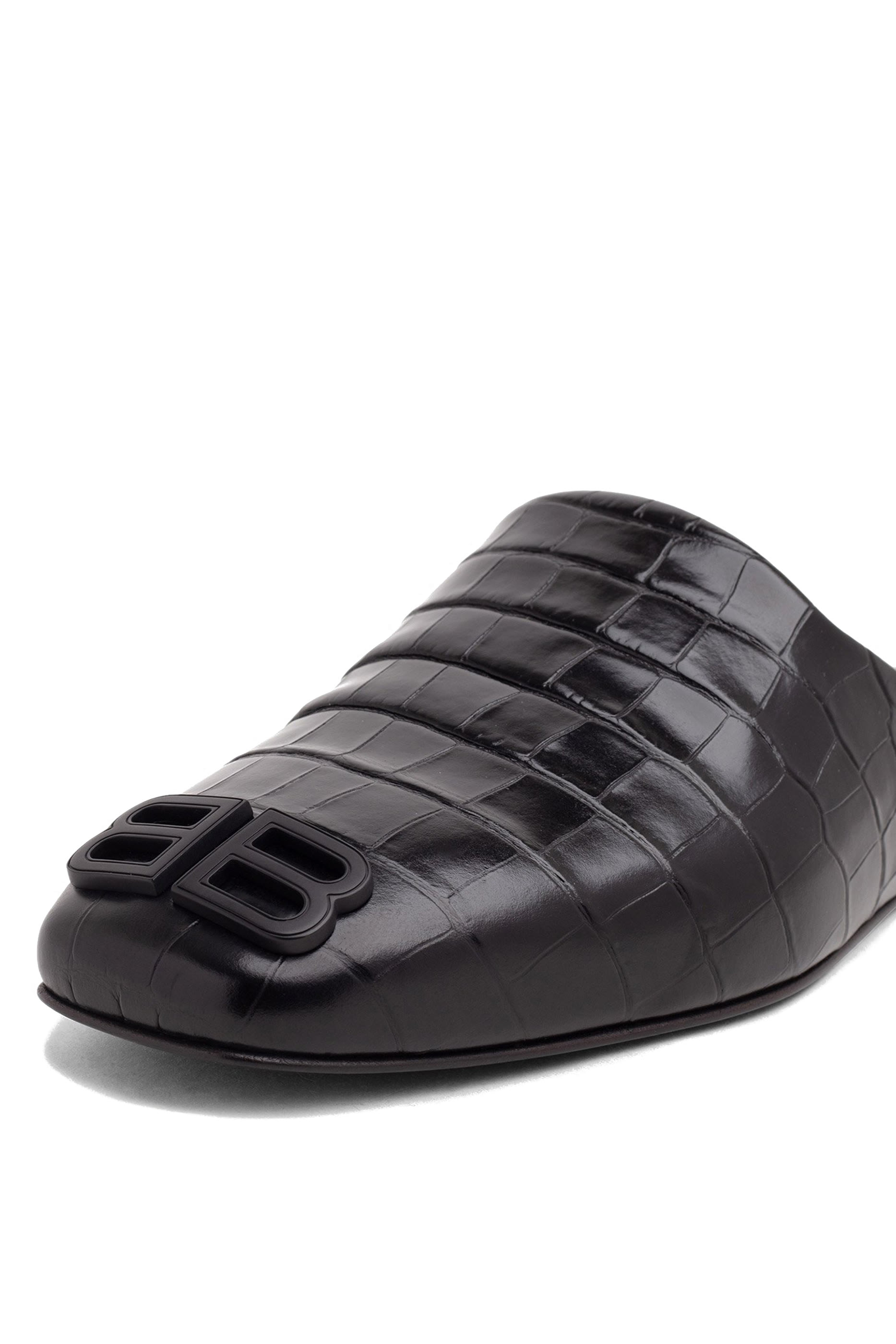 Cosy BB Croc-Embossed Mules