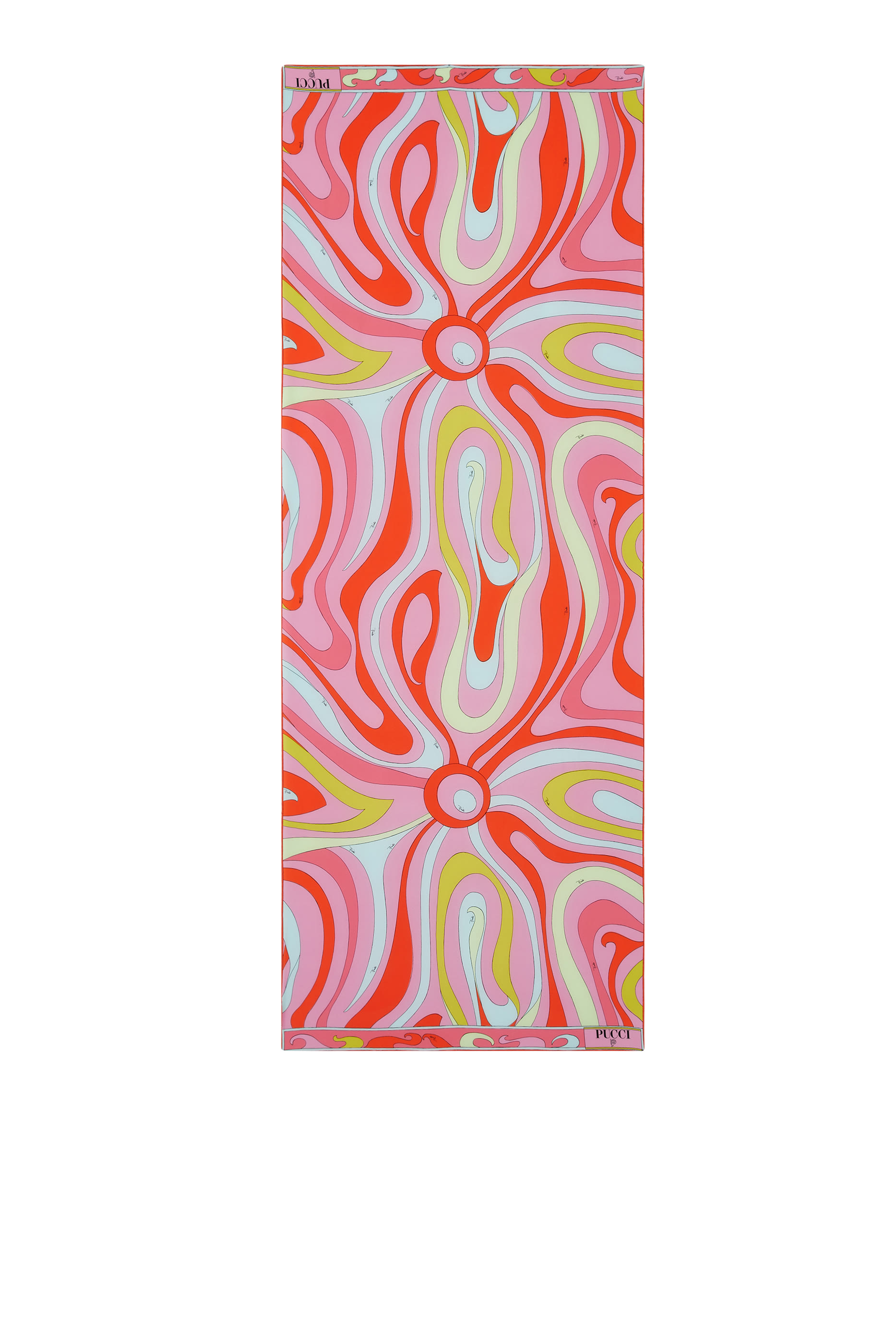 Marmo-Print Silk-Twill Hijab