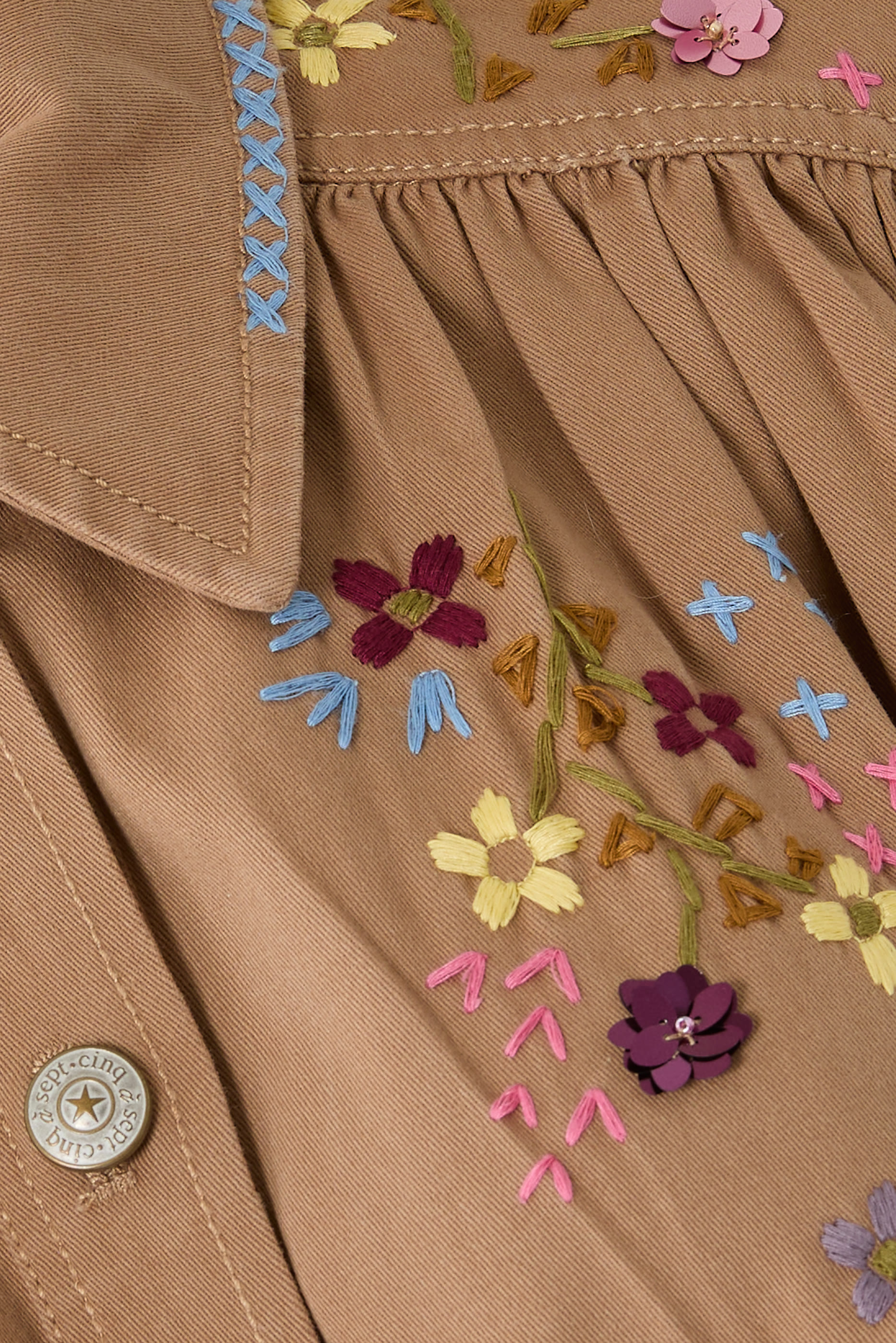 Lyla Wildflower Embroidered Jacket