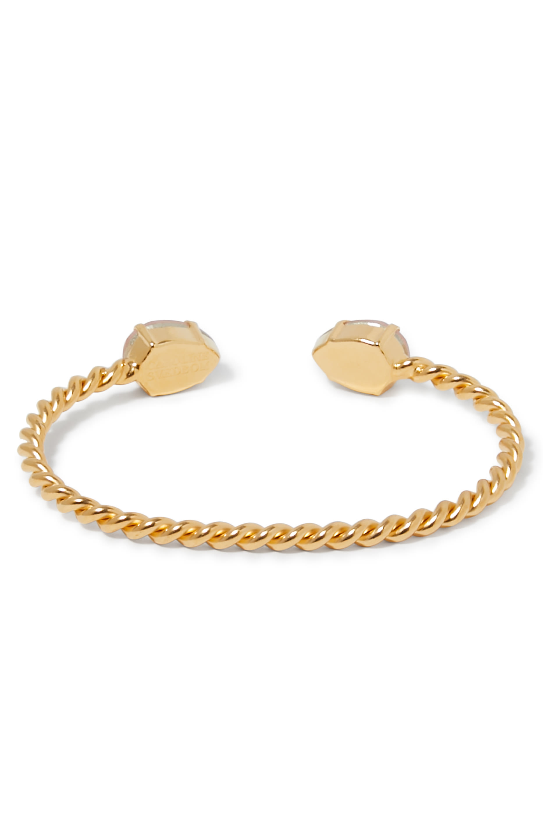Mini Drop Bracelet, 18k Gold Plating & Crystals