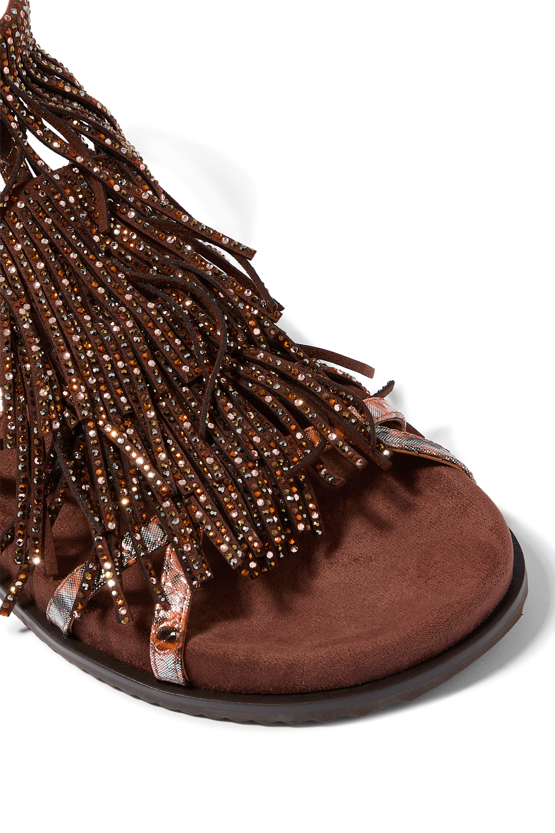 Fringe Flat Sandals