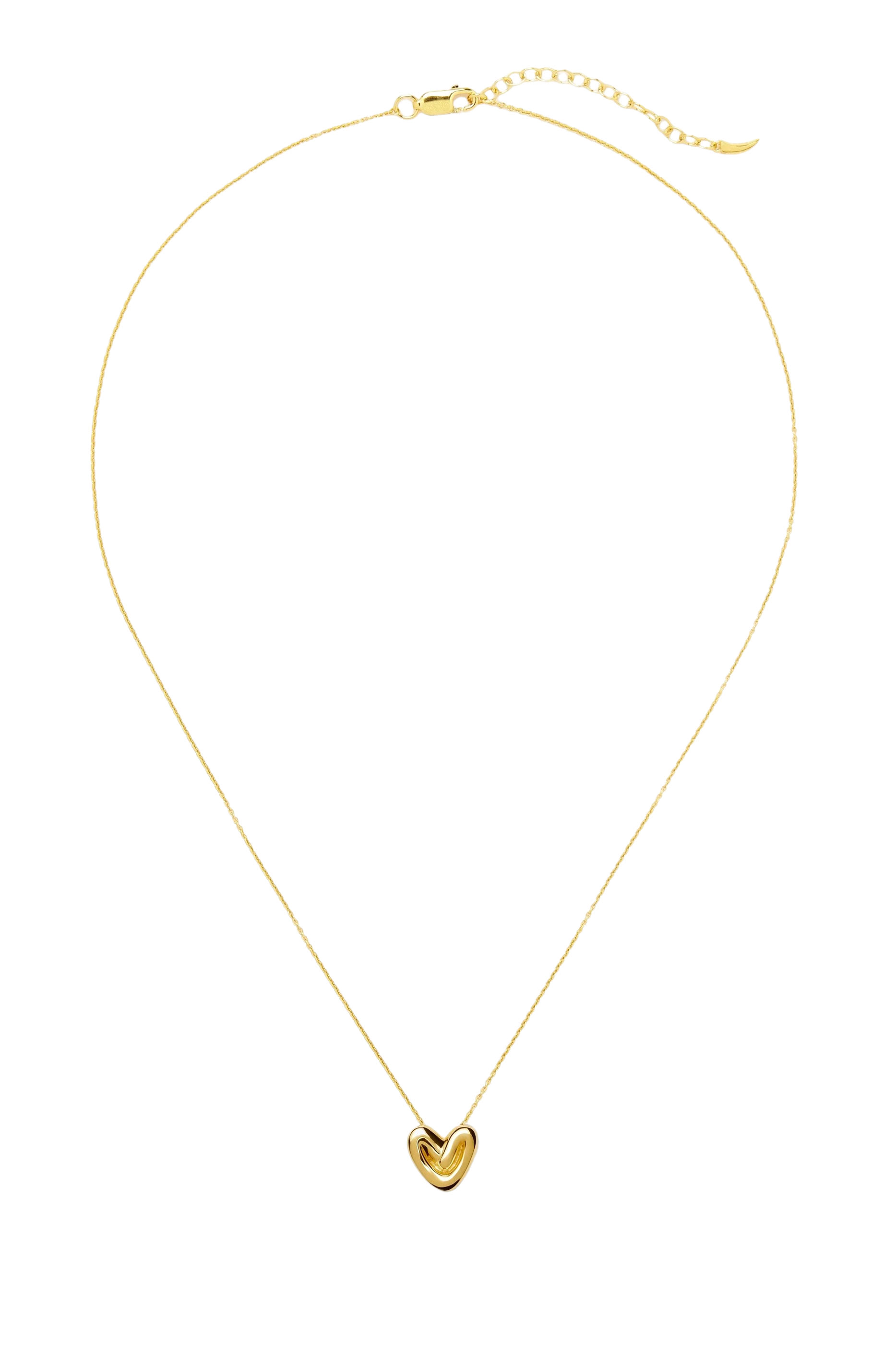 Puffy Heart Pendant Necklace