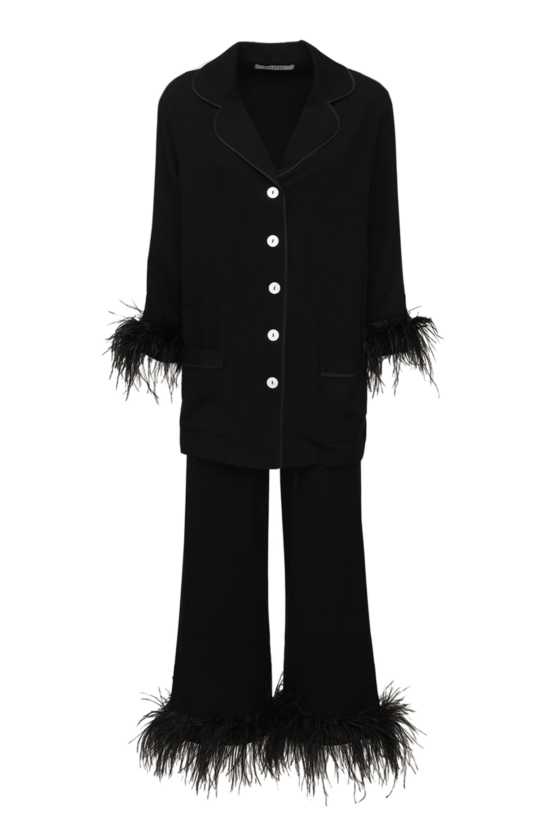 Party Pajama Set With Feathers