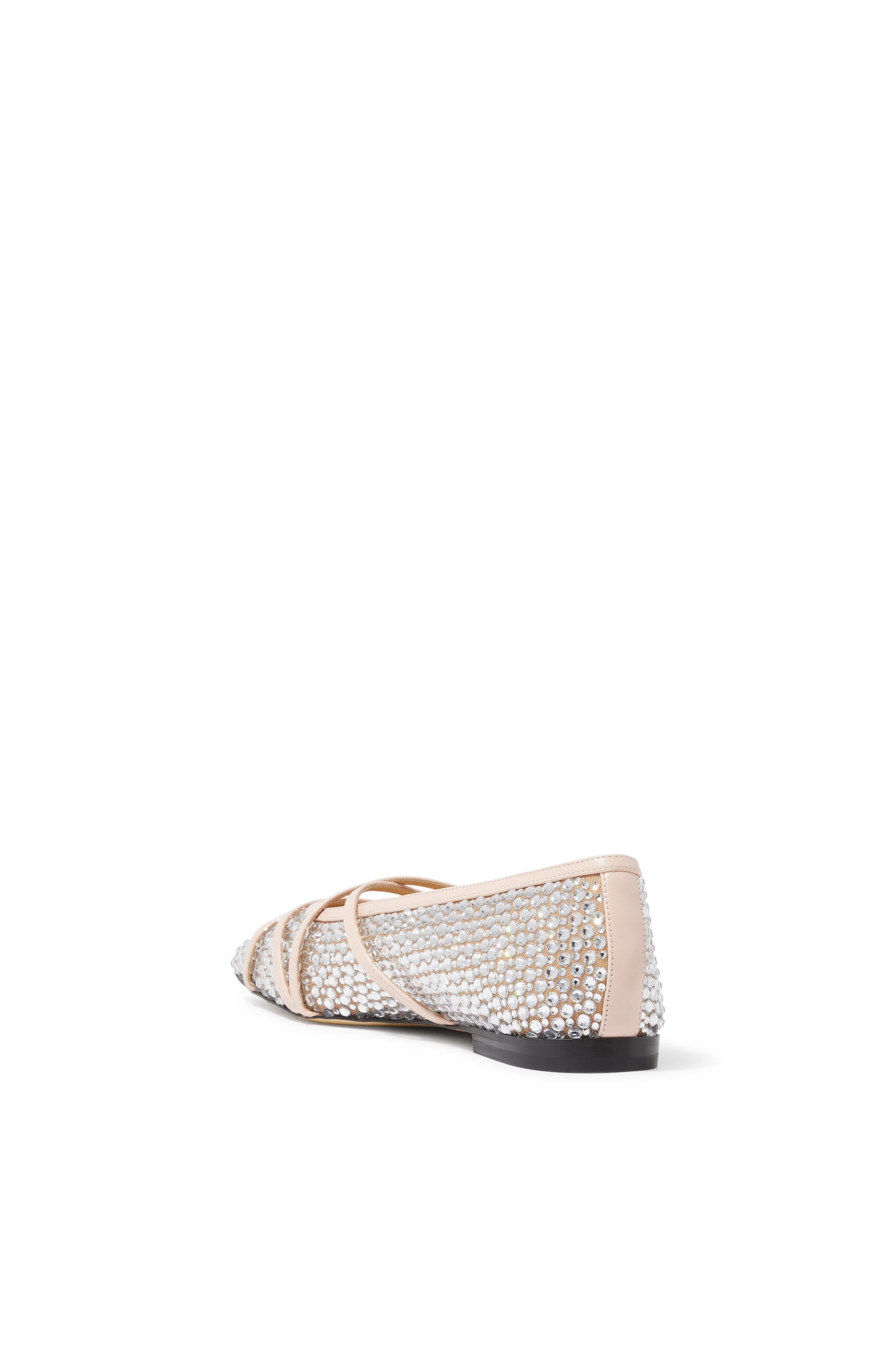 Crystal Mesh Ballerinas