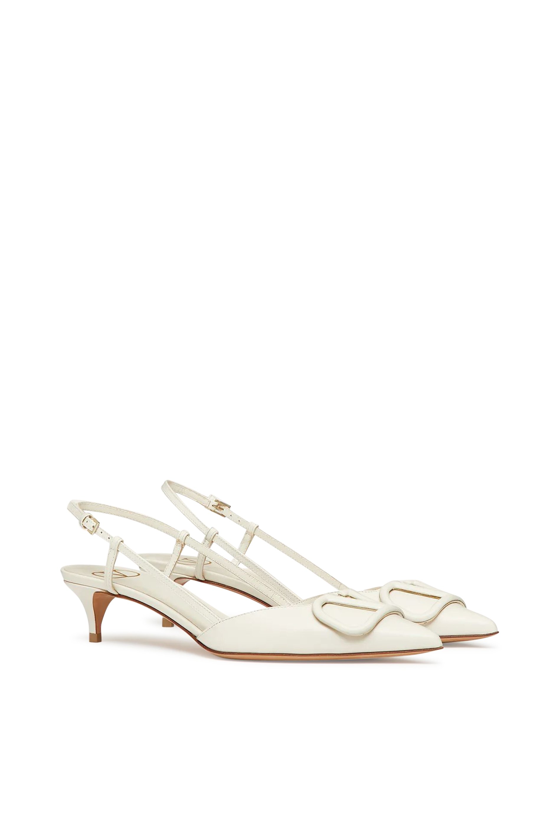 V Logo Signature Slingback Pumps