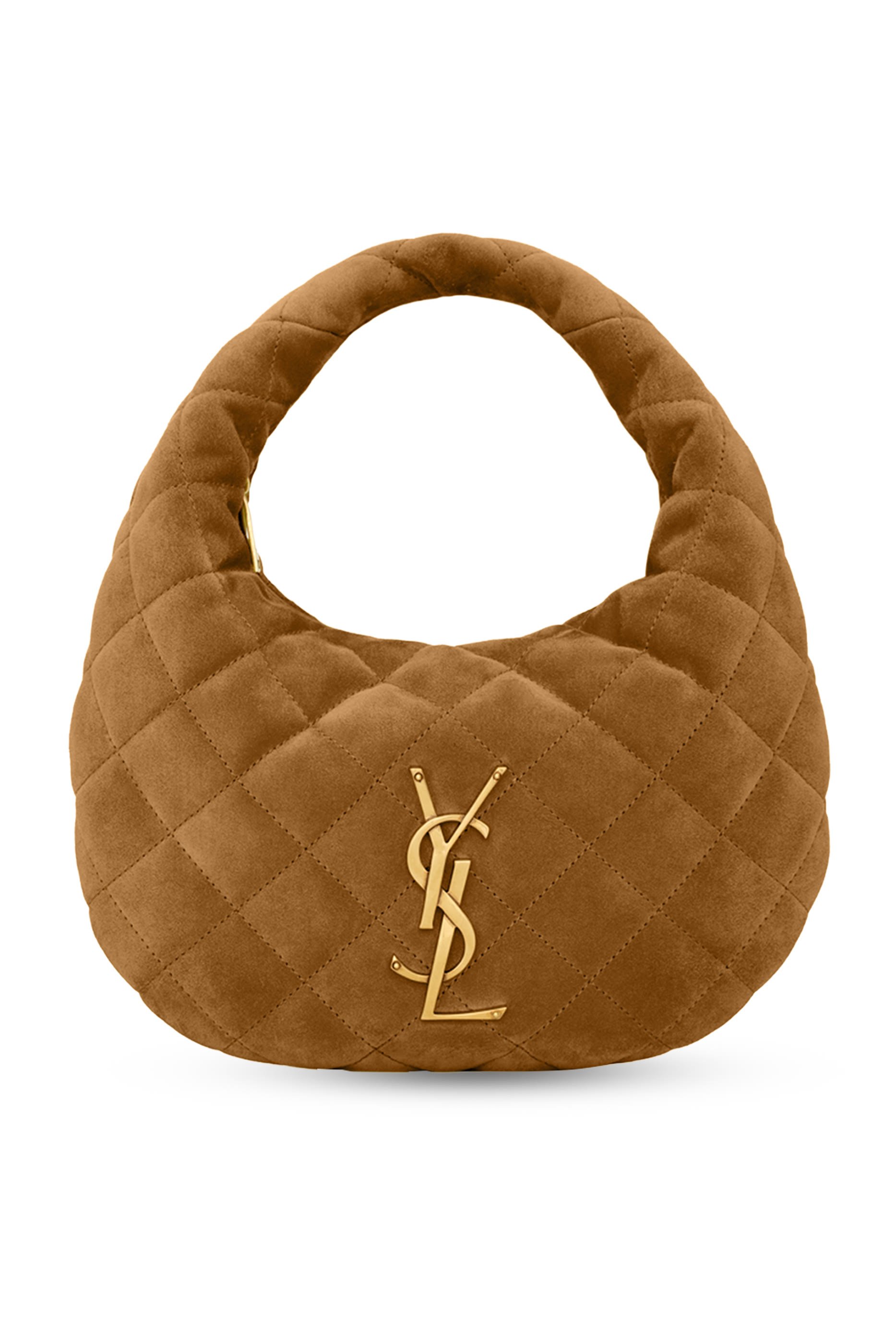 Icarino Bag in Quilted Suede 