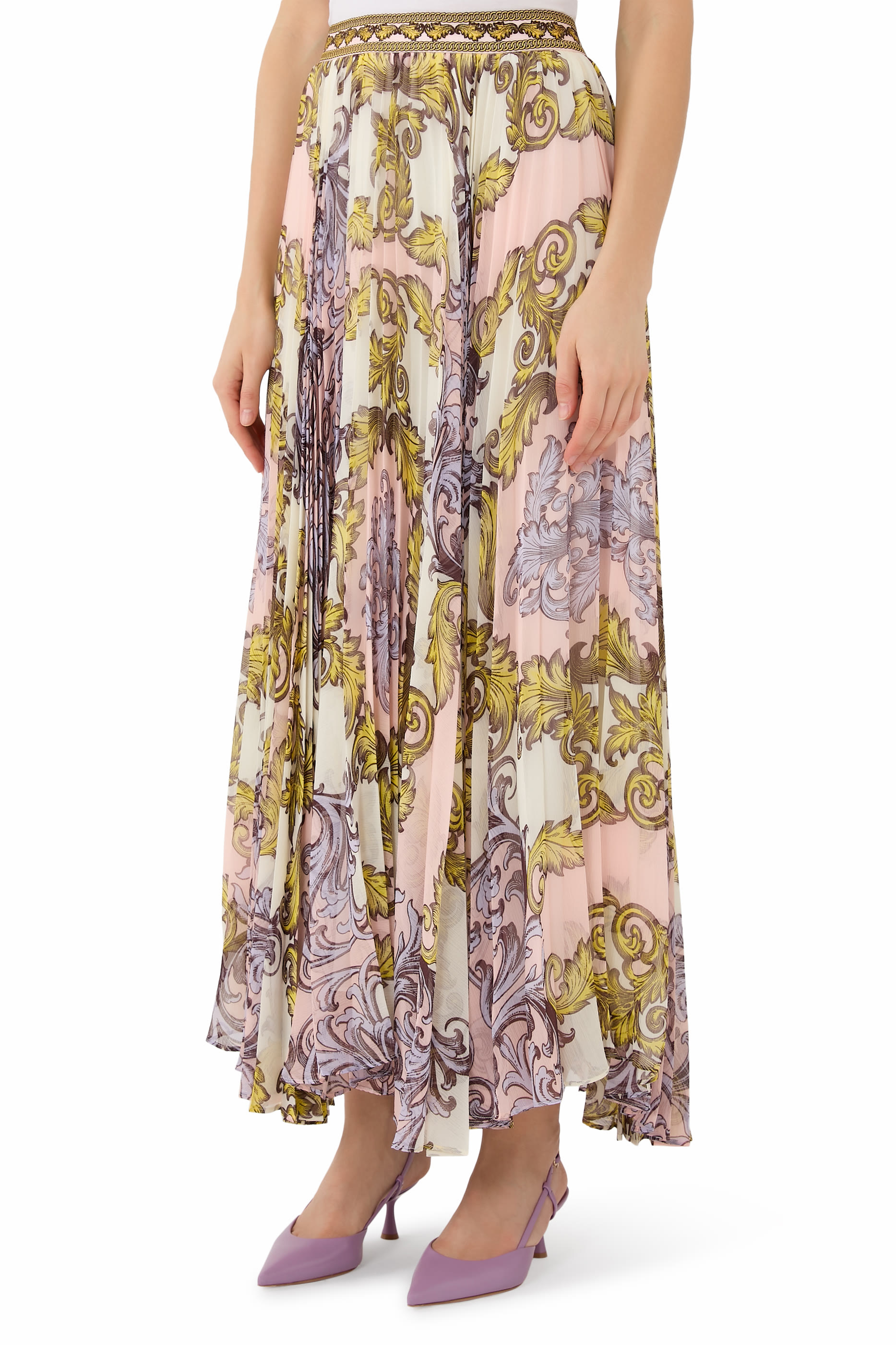 Katz Pleated Maxi Skirt